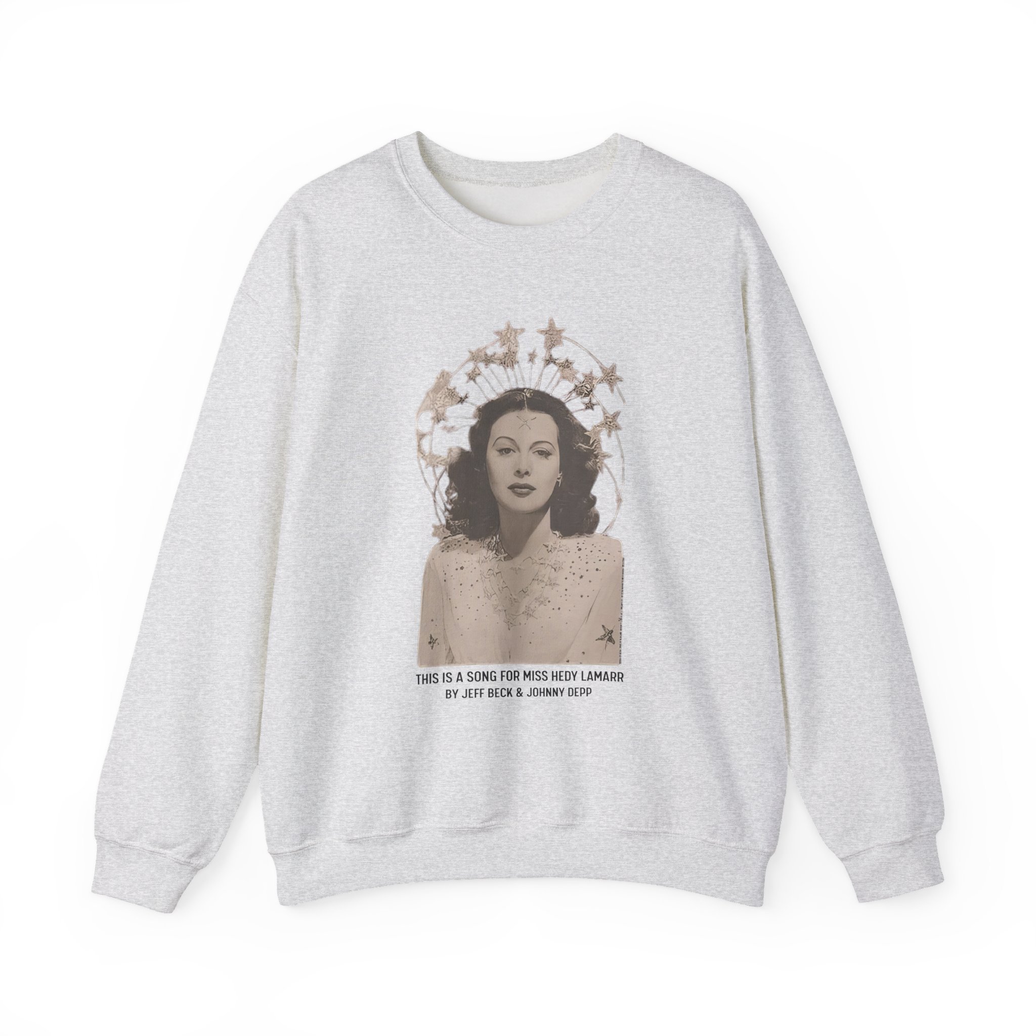 Jeff Beck for Miss Hedy Lamarr Unisex Heavy Blendâ„¢ Crewneck Sweatshirt