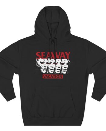 Seaway Vacation Face Three-Panel Fleece Hoodie