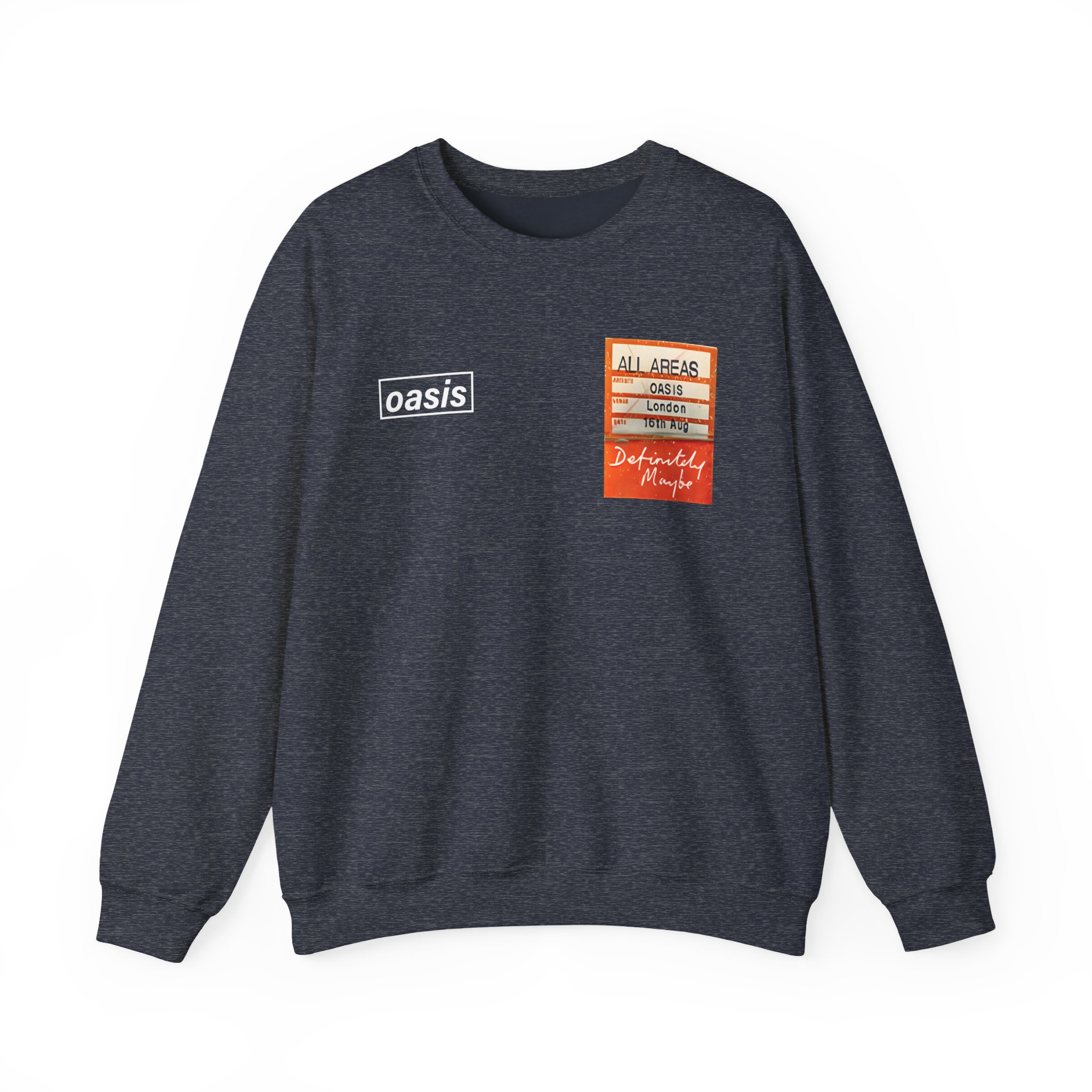Oasis Setlist Unisex Heavy Blendâ„¢ Crewneck Sweatshirt