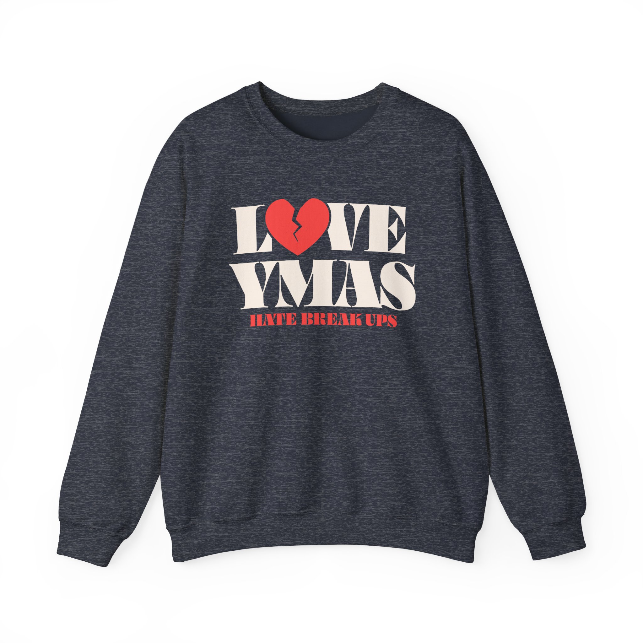 You Me at Six Love Ymas, Hate Breakups Unisex Heavy Blendâ„¢ Crewneck Sweatshirt