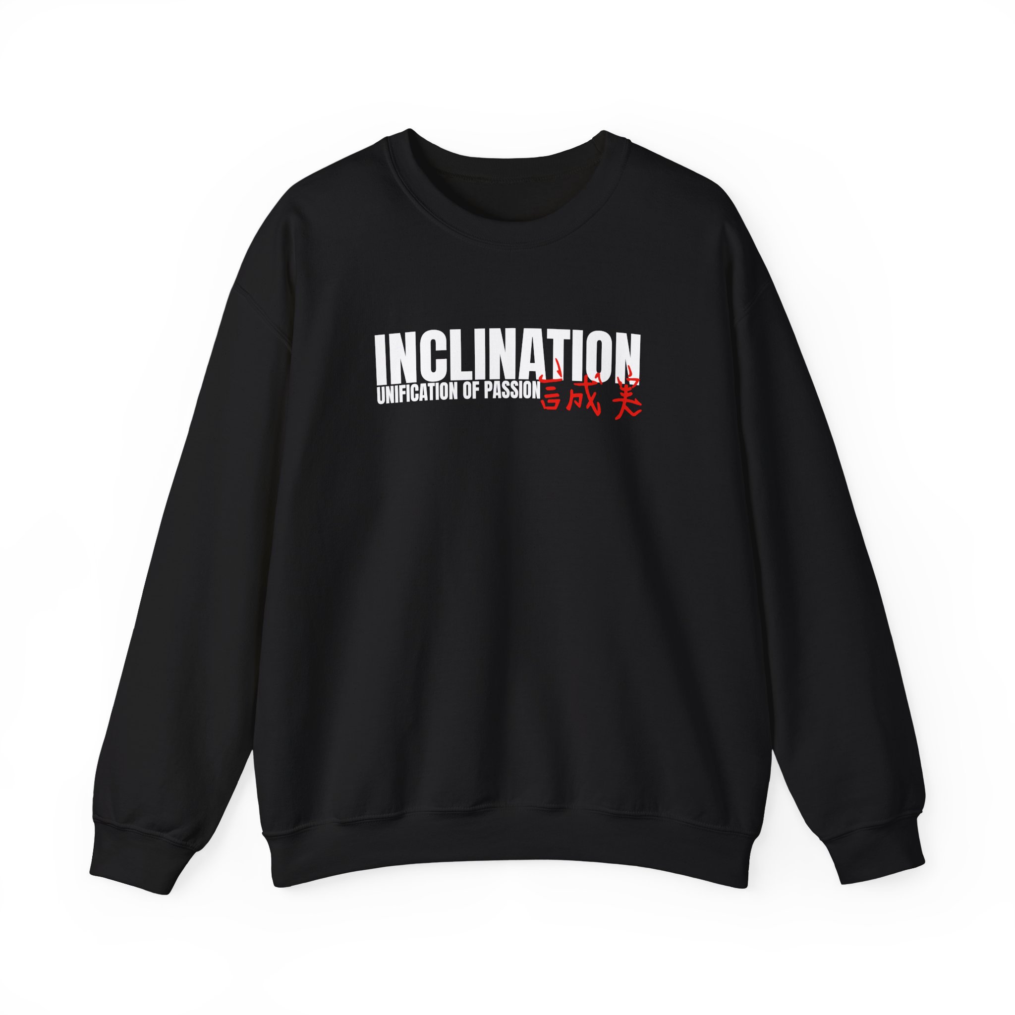 Inclination Straight Edge Unisex Heavy Blendâ„¢ Crewneck Sweatshirt