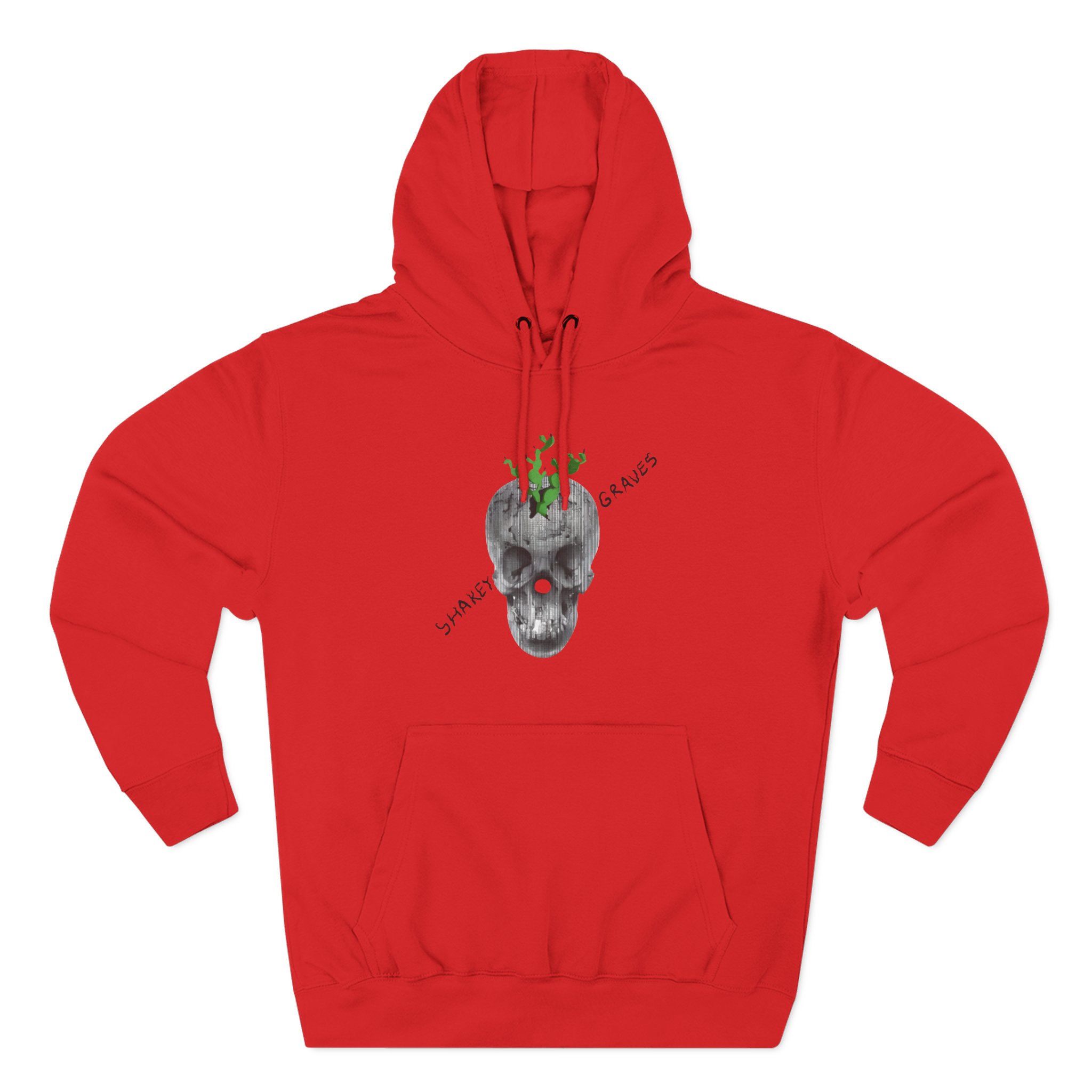 Shakey Graves Skull Three-Panel Fleece Hoodie