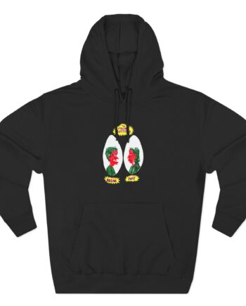 The Front Bottoms Cartoon Three-Panel Fleece Hoodie