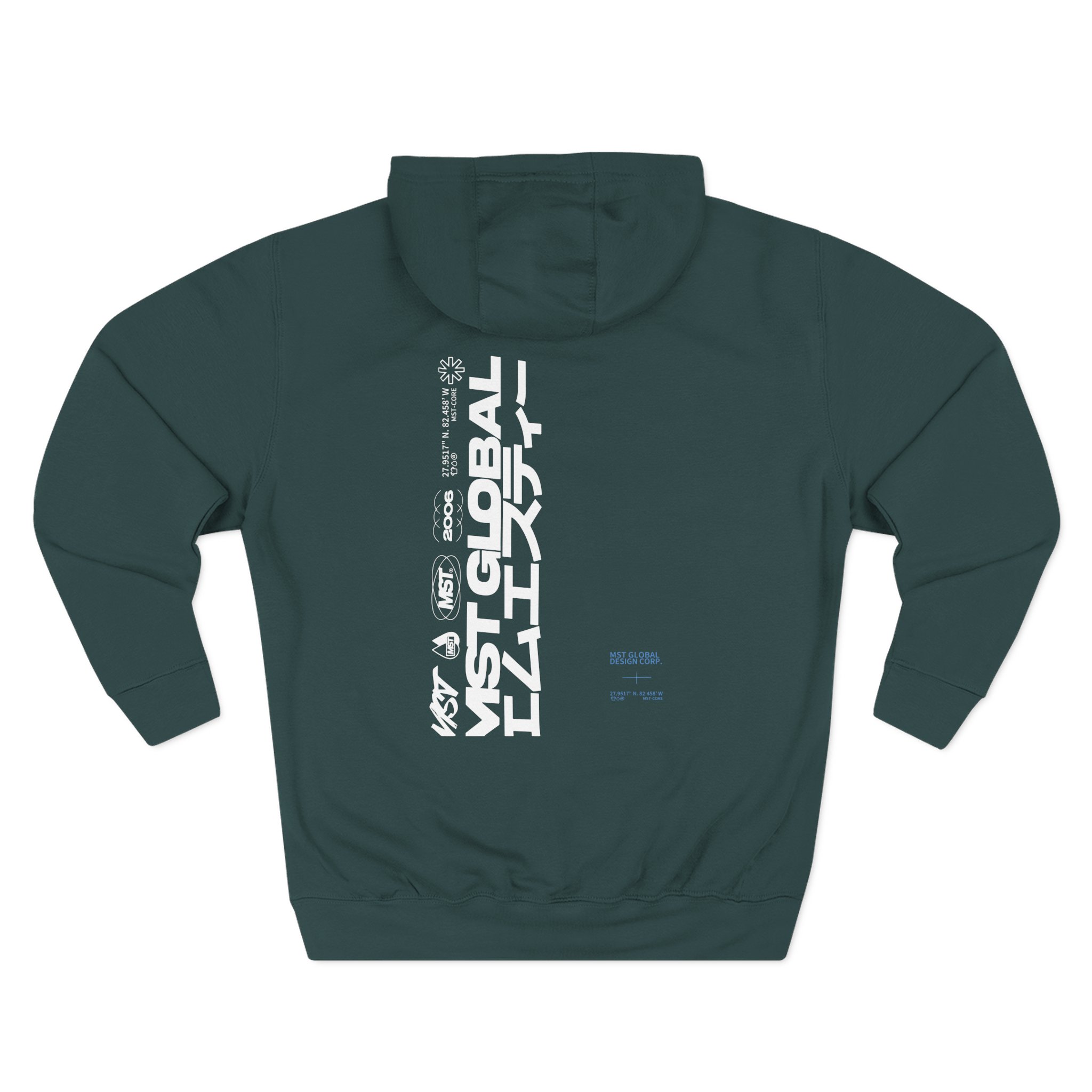 Moist Mst Global Three-Panel Fleece Hoodie