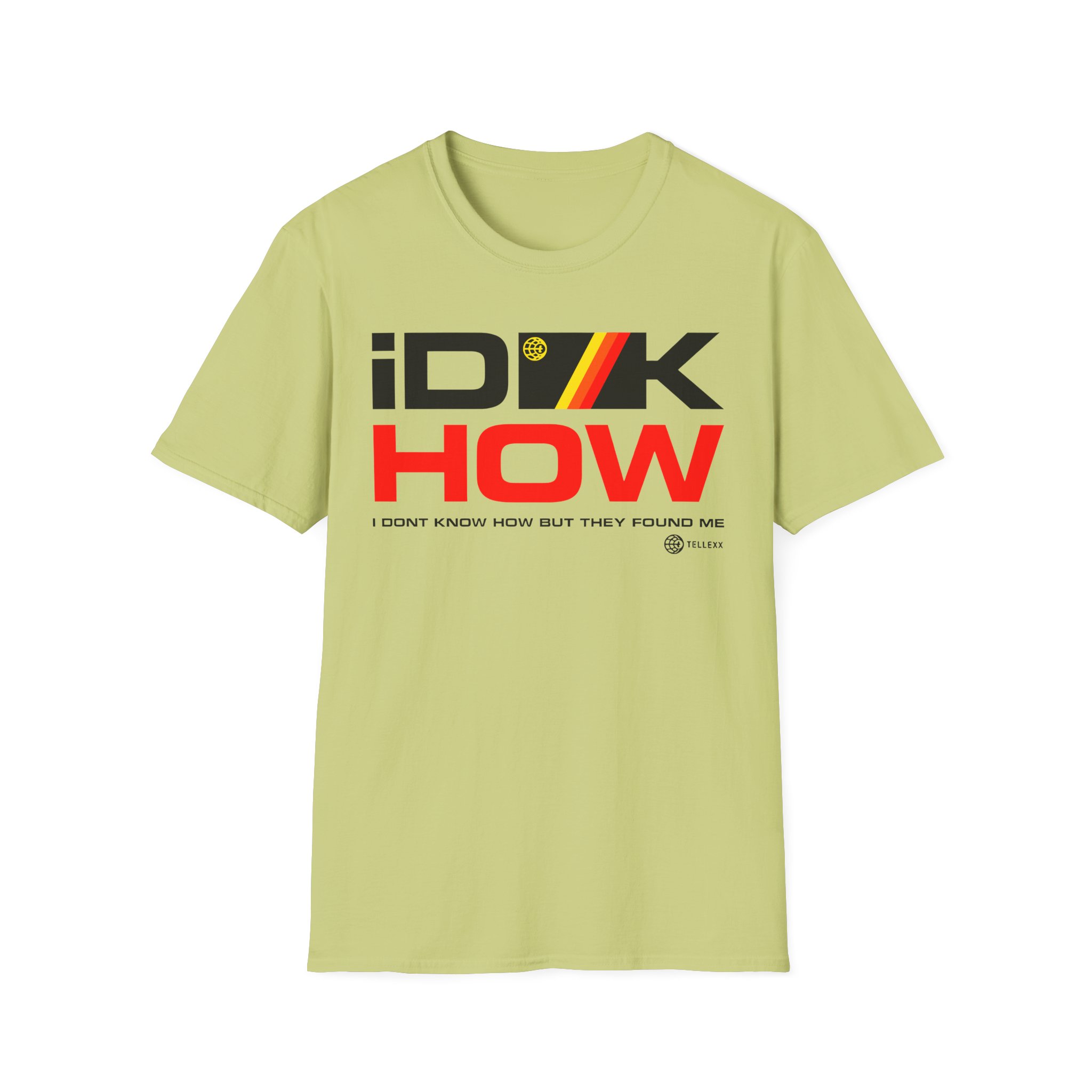 iDKHOW Striped Box Gold Unisex Softstyle T-Shirt