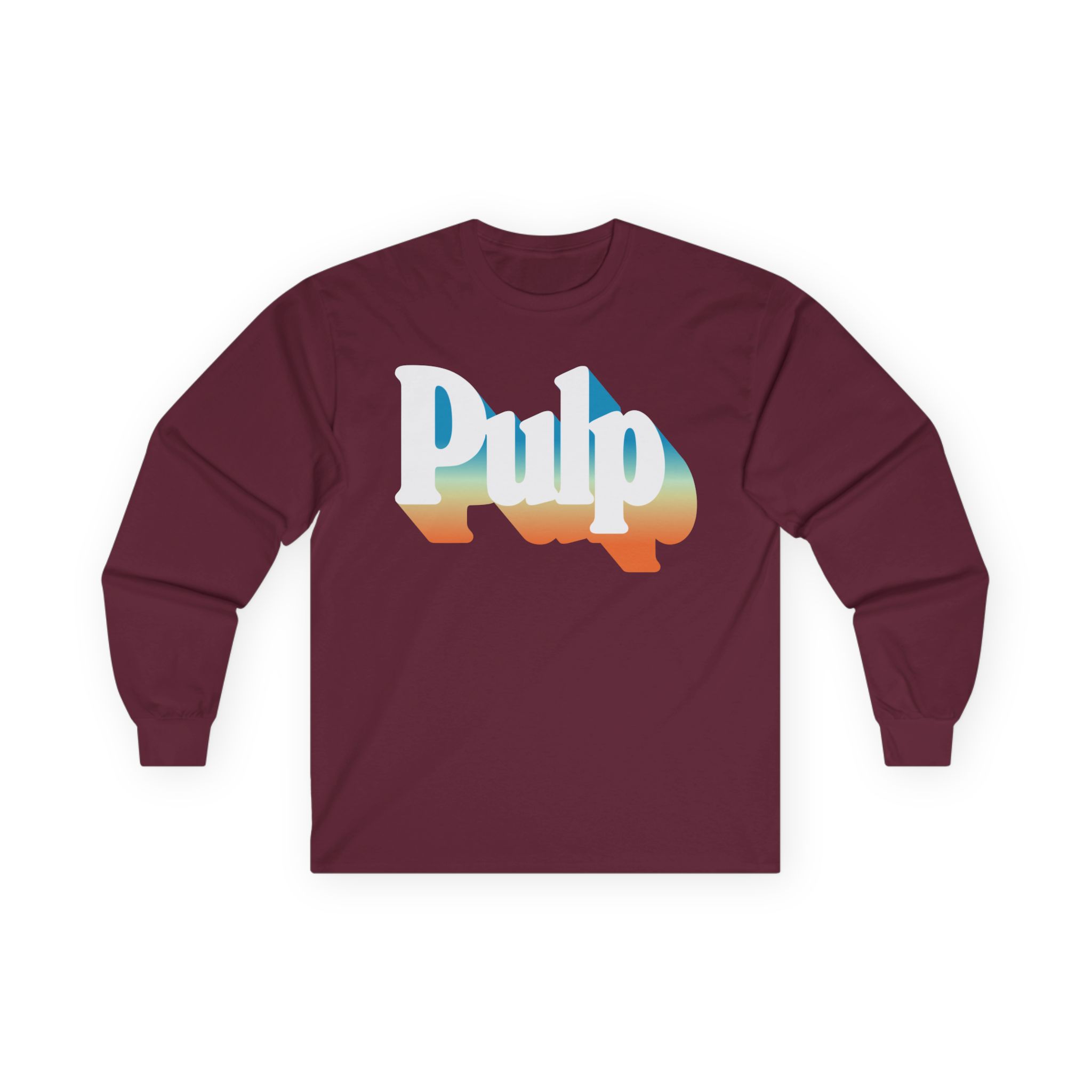 Pulp Gradient Logo Unisex Ultra Cotton Long Sleeve Tee