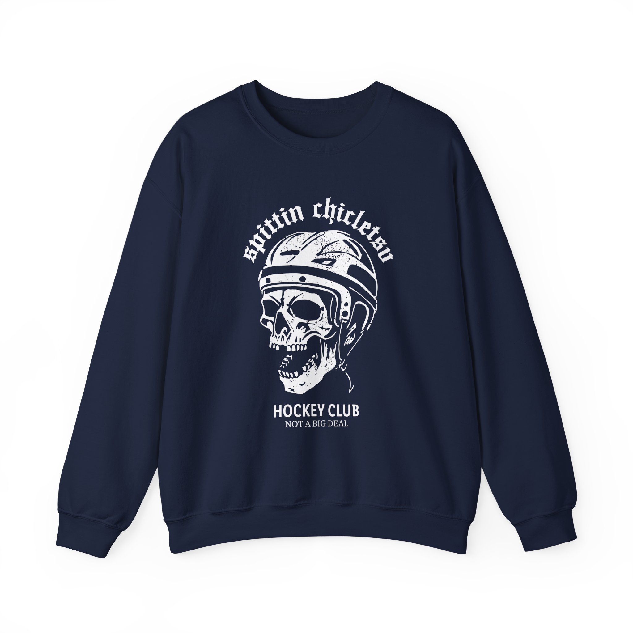 Spittin Chiclets Hockey Club Skul Unisex Heavy Blendâ„¢ Crewneck Sweatshirt