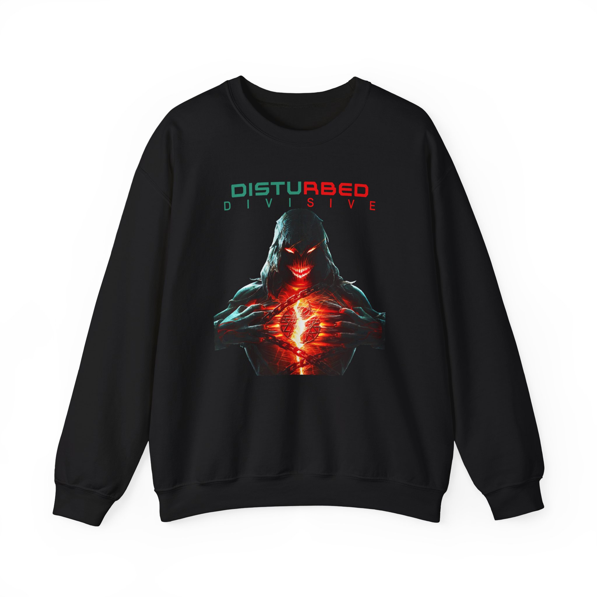 Disturbed Divisive Unisex Heavy Blendâ„¢ Crewneck Sweatshirt