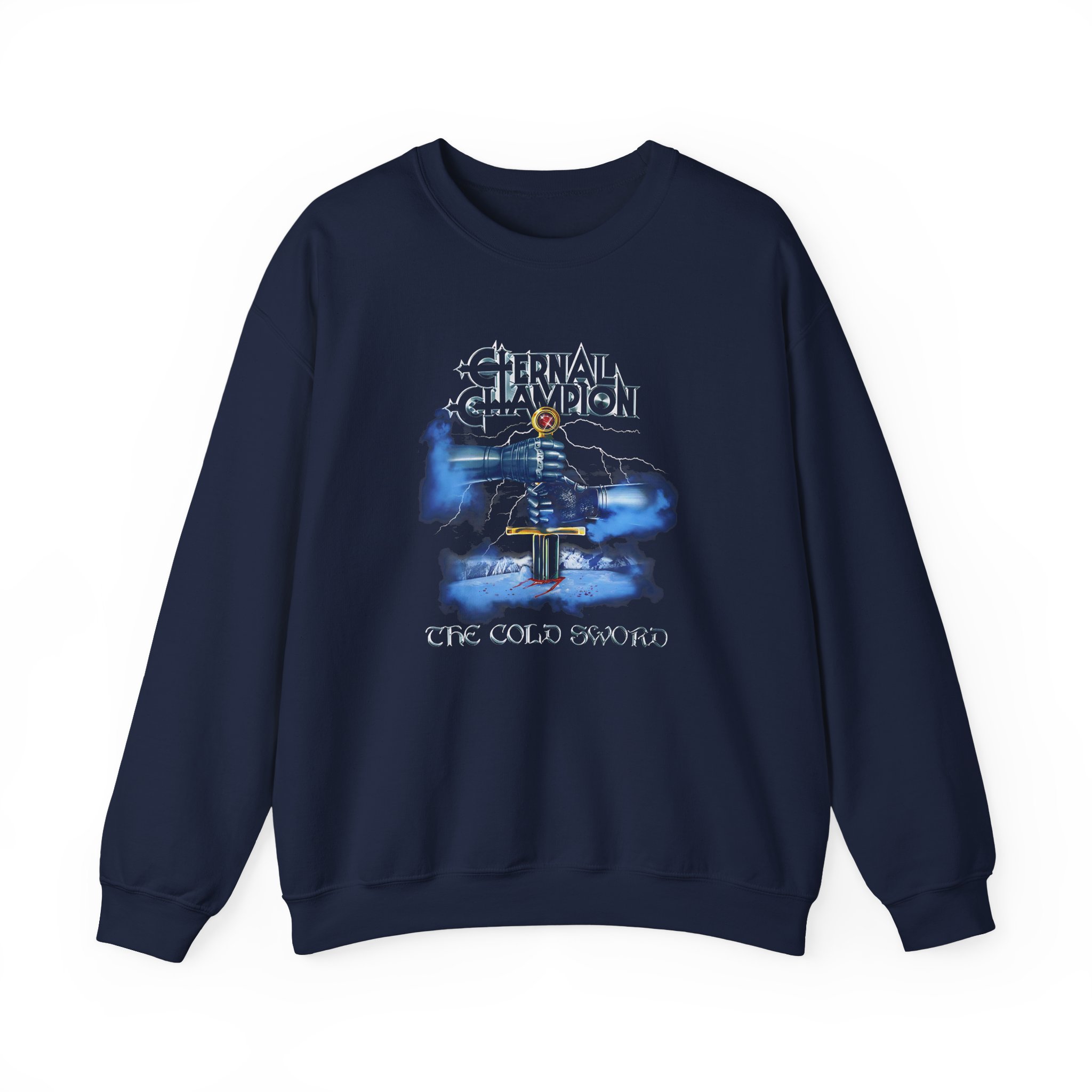 Eternal Champion the Cold Sword Unisex Heavy Blendâ„¢ Crewneck Sweatshirt