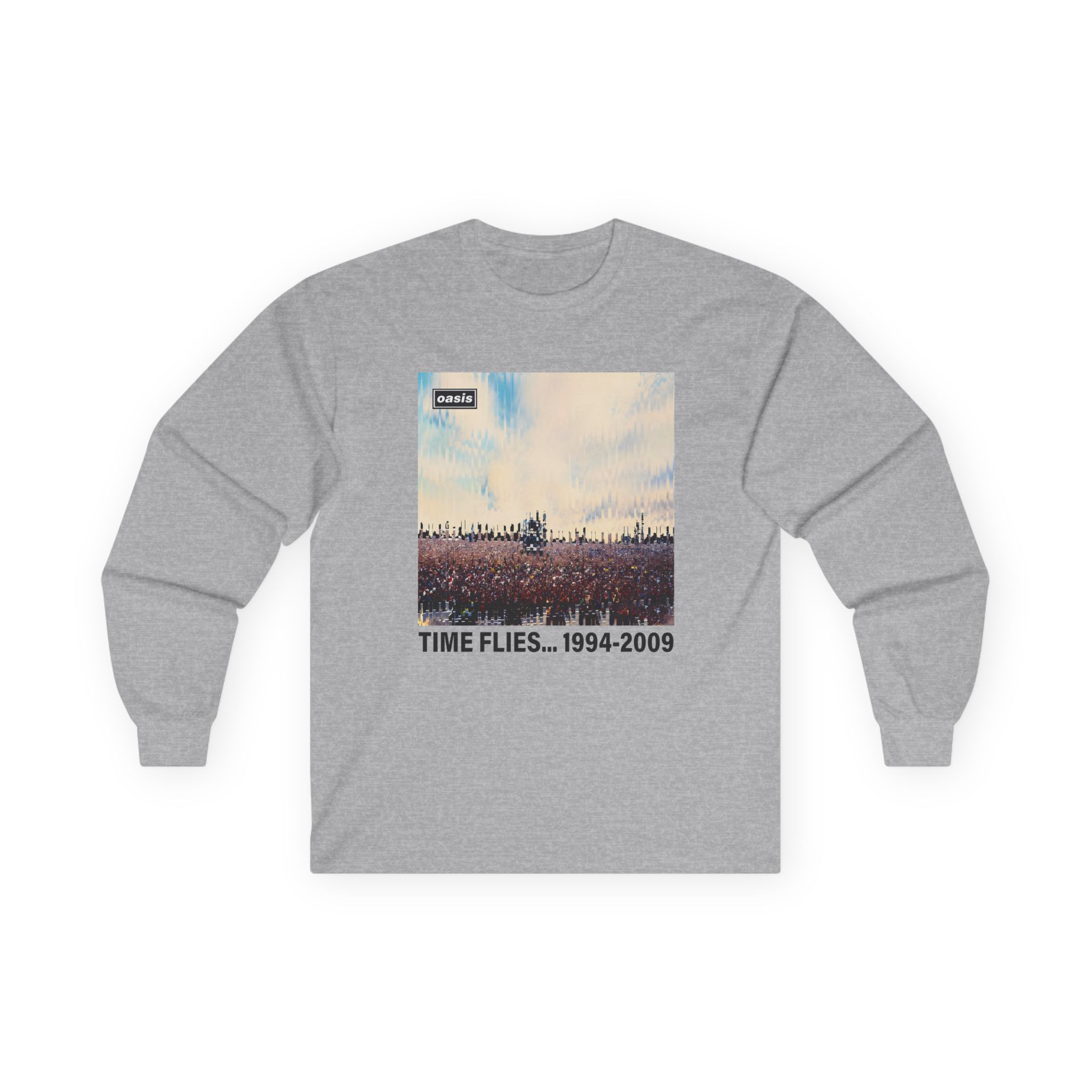 Oasis Time Flies 15th Anniversary Unisex Ultra Cotton Long Sleeve Tee