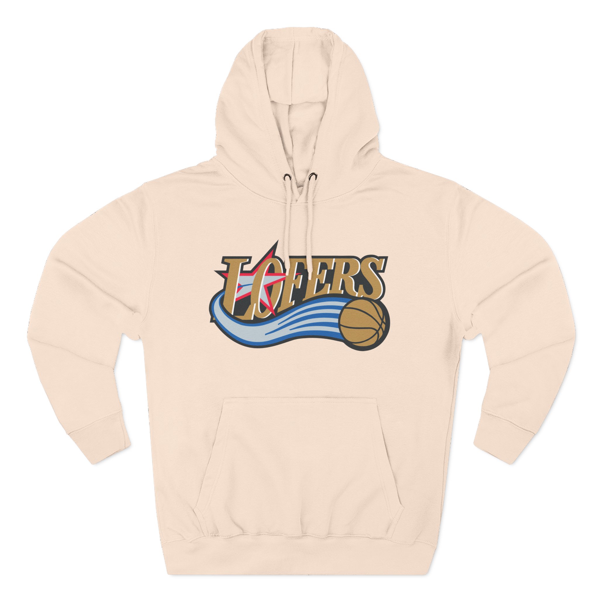 Lofe Three-Panel Fleece Hoodie