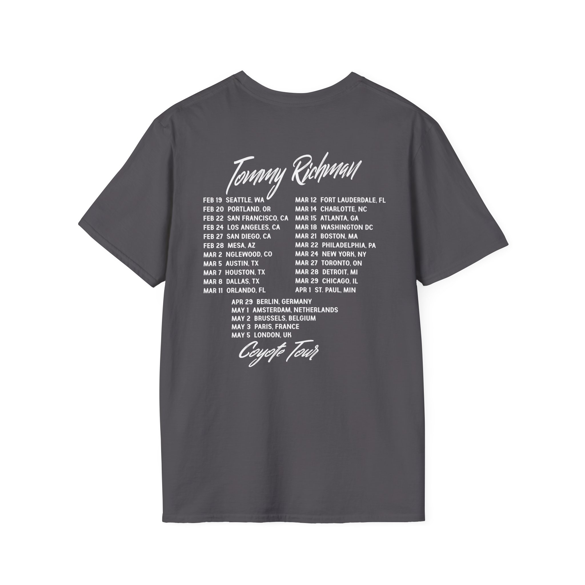 Tommy Richman Coyote Tour Unisex Softstyle T-Shirt