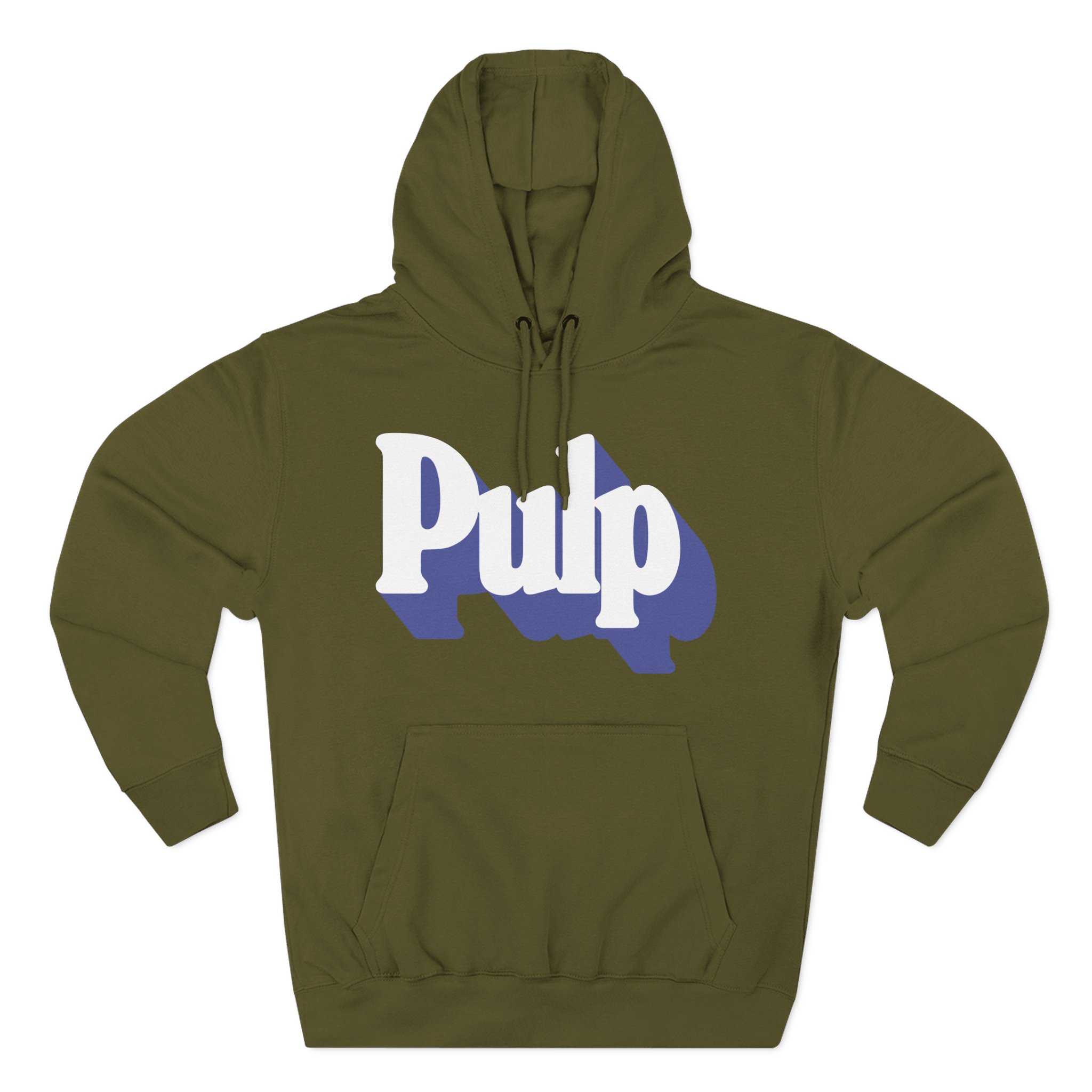 Pulp Shadow Logo Three-Panel Fleece Hoodie