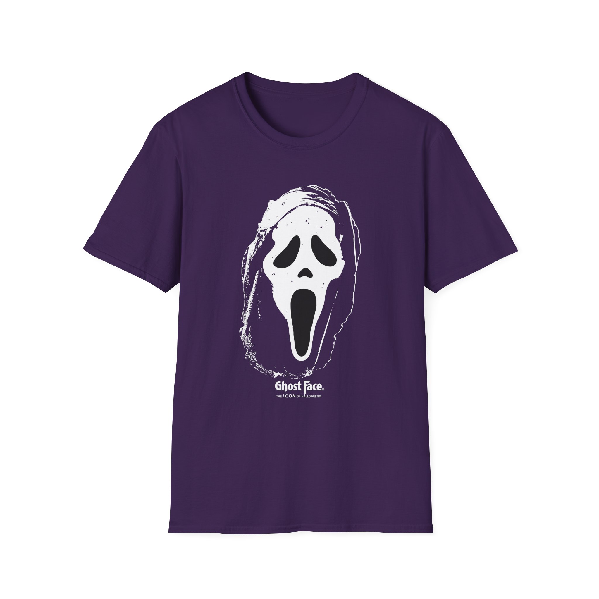 Ghostface Distressed Unisex Softstyle T-Shirt