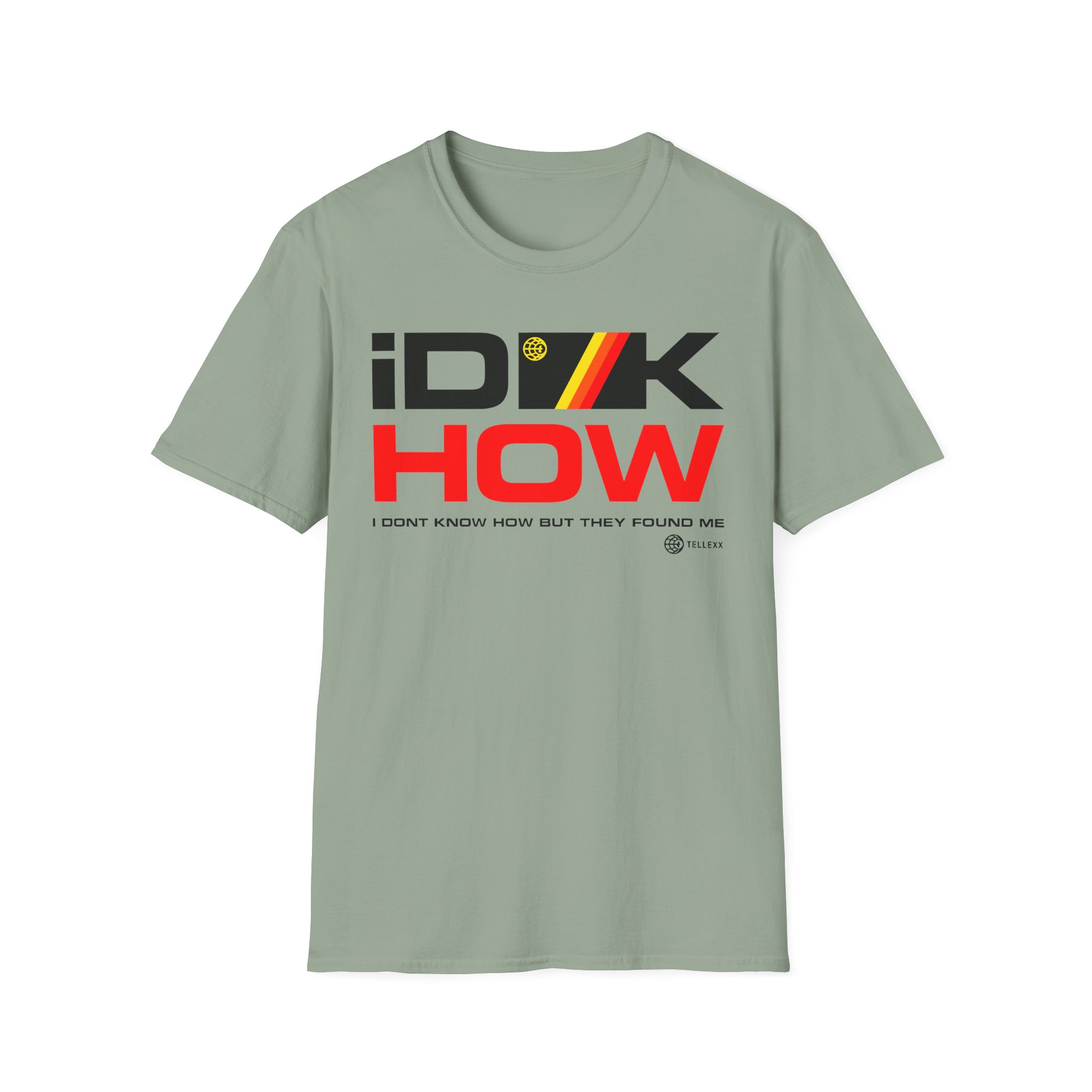 iDKHOW Striped Box Gold Unisex Softstyle T-Shirt