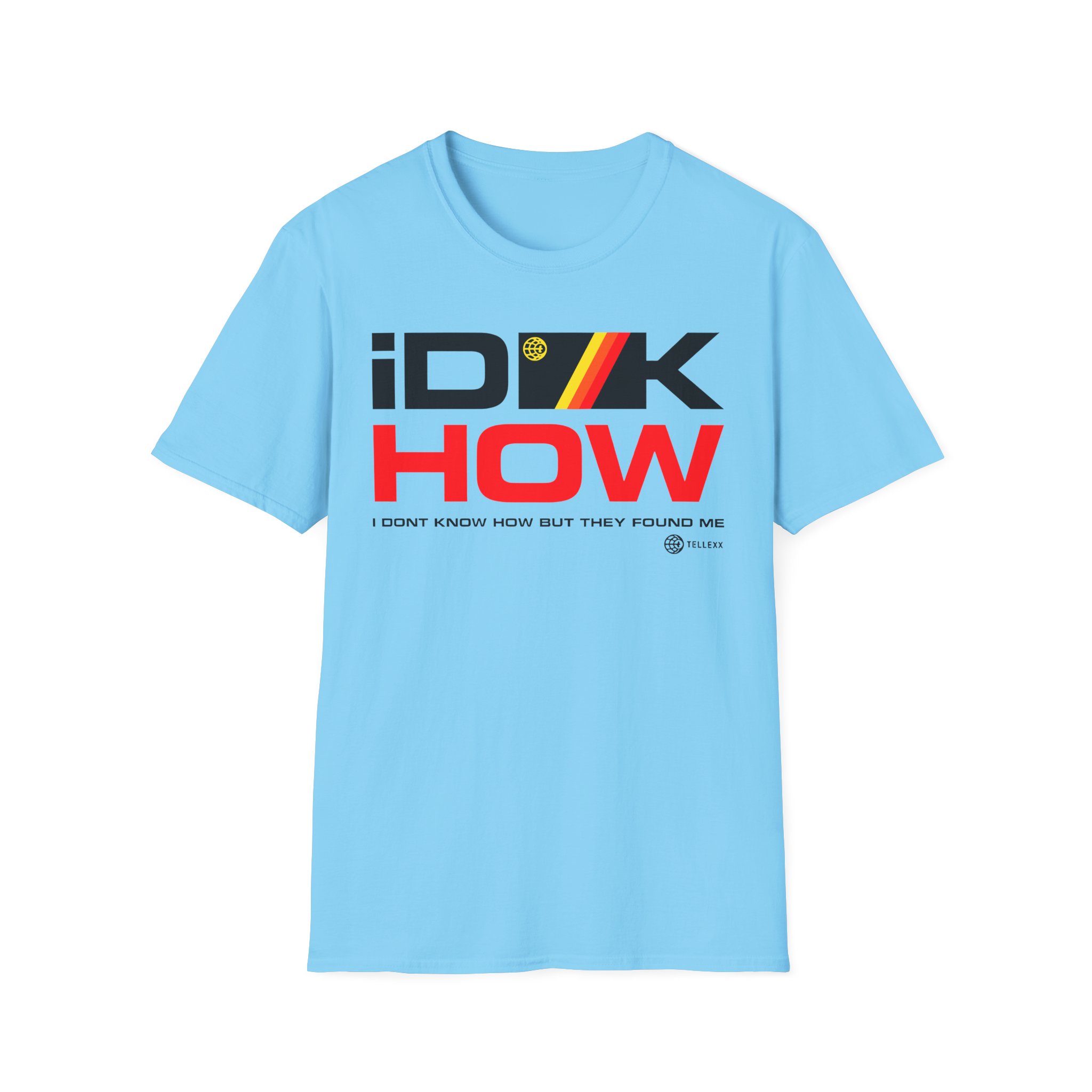iDKHOW Striped Box Gold Unisex Softstyle T-Shirt