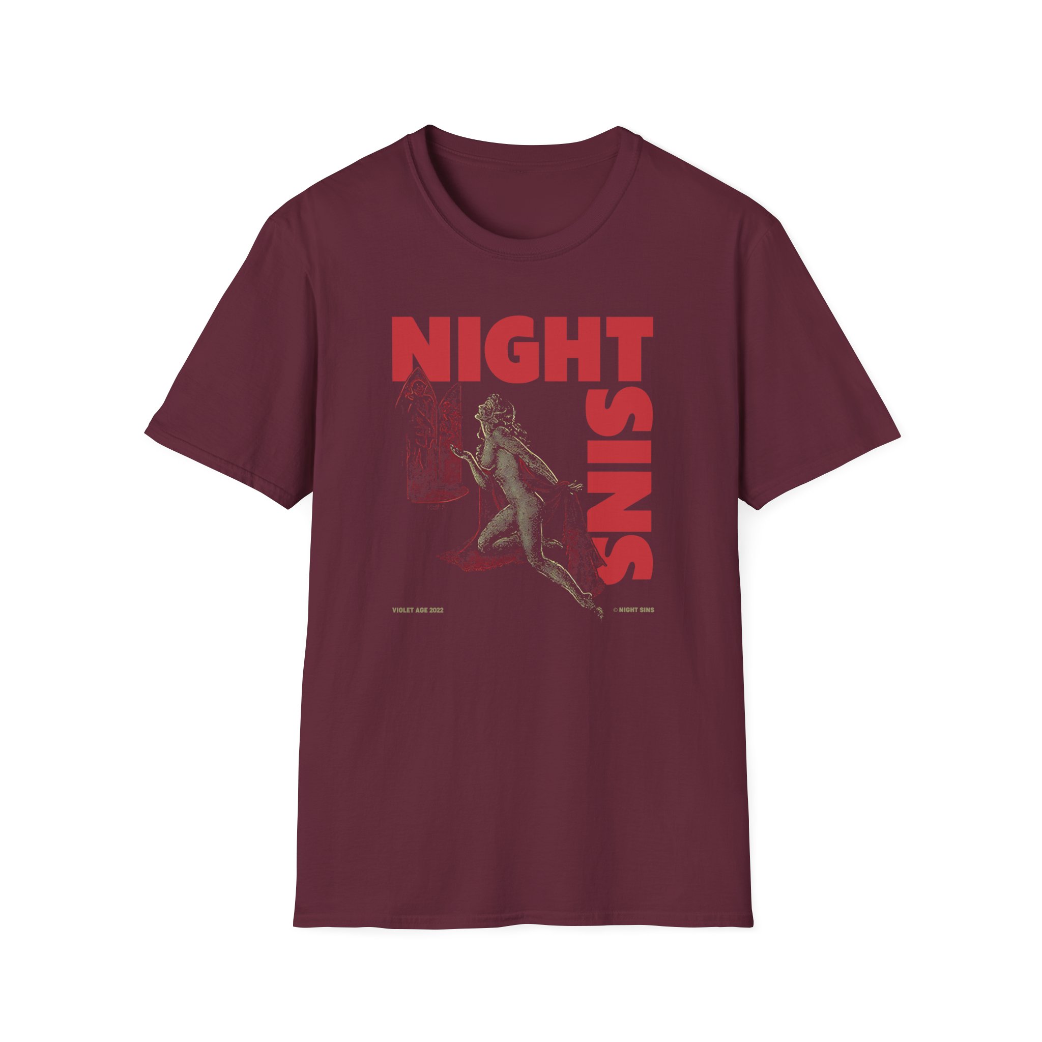 Night Sins Shrine Unisex Softstyle T-Shirt