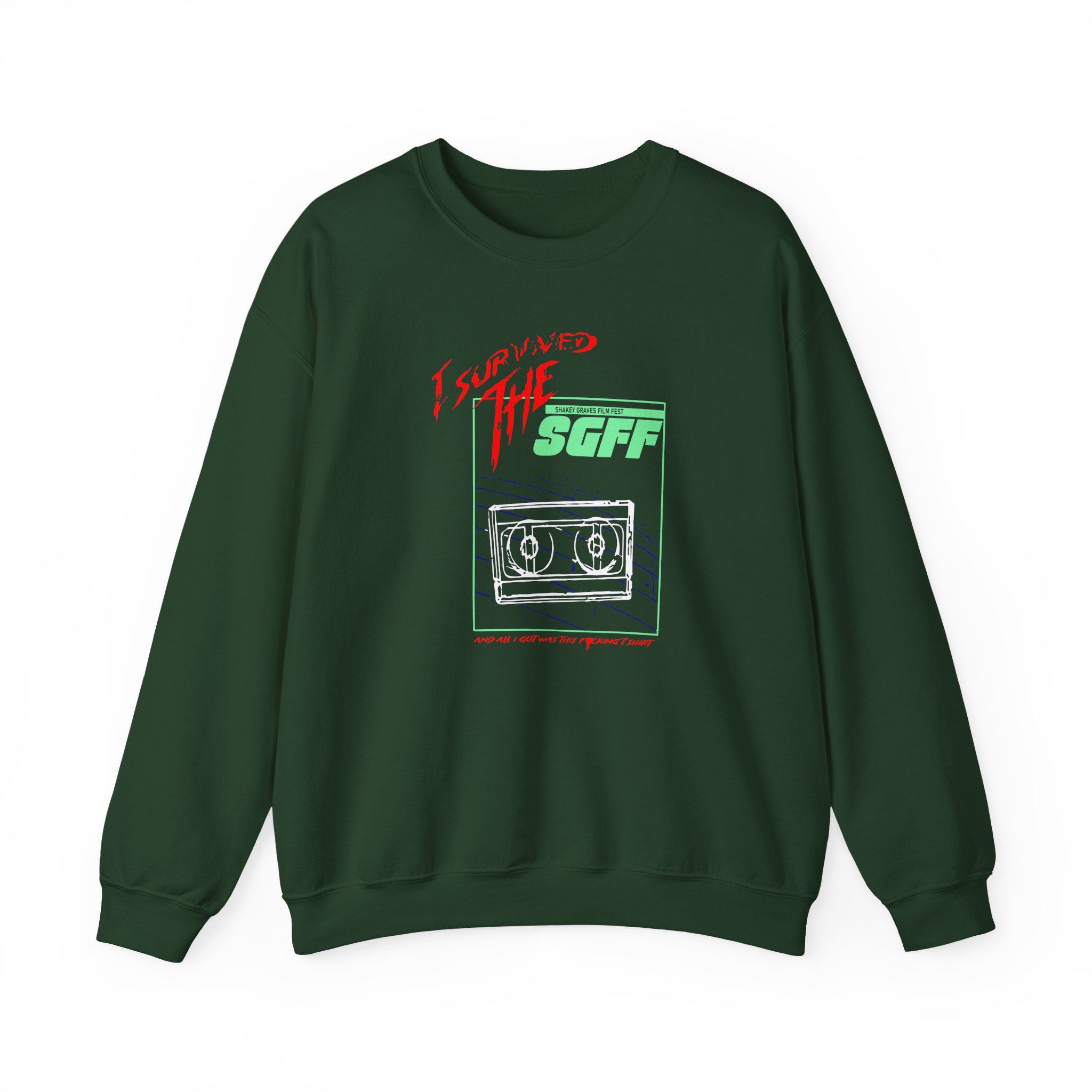 Shakey Graves Film Festival Unisex Heavy Blendâ„¢ Crewneck Sweatshirt
