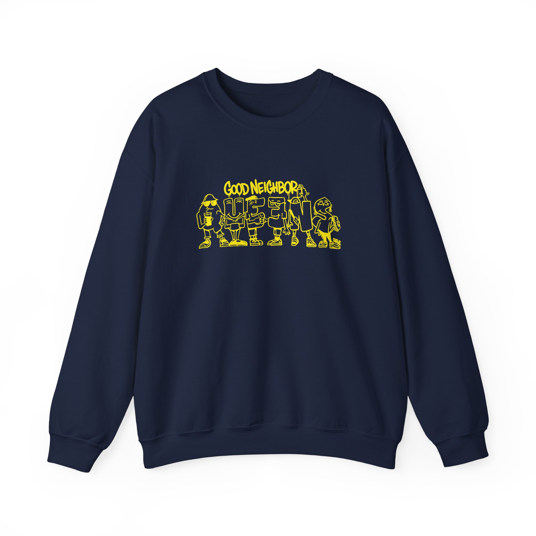Good Neighbours Queens Unisex Heavy Blendâ„¢ Crewneck Sweatshirt