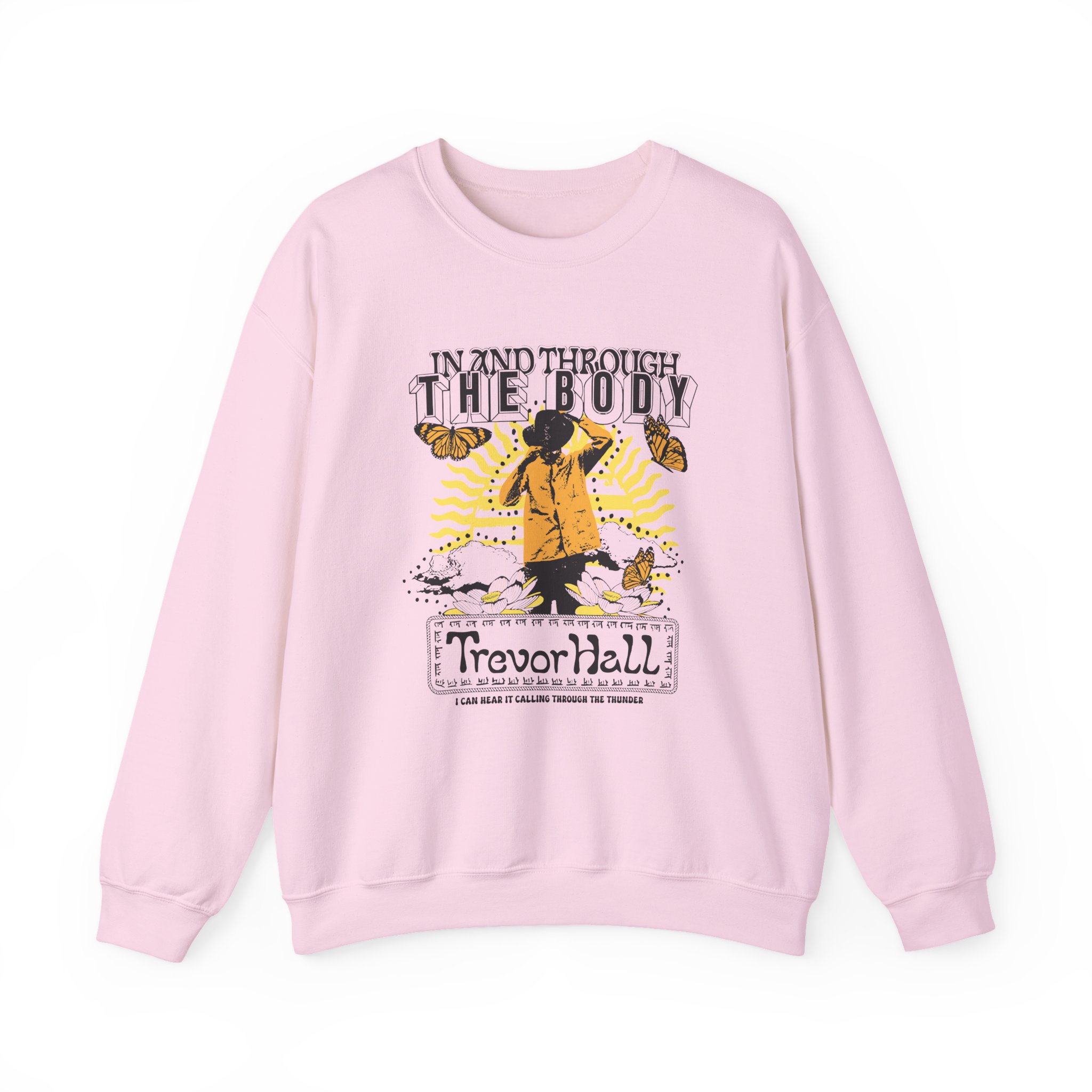 Trevor Hall in and Through the Body Unisex Heavy Blendâ„¢ Crewneck Sweatshirt