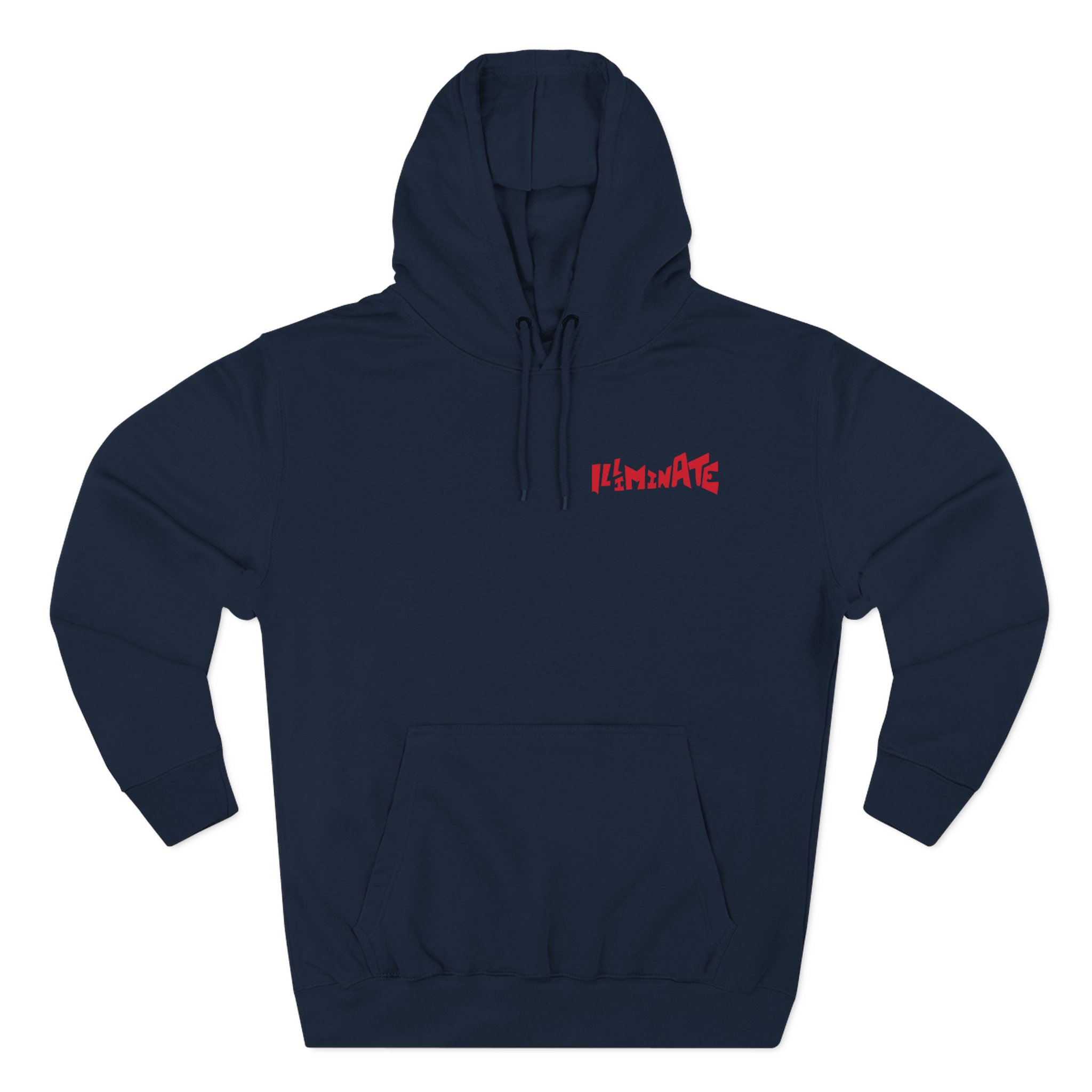 Illiminate Three-Panel Fleece Hoodie