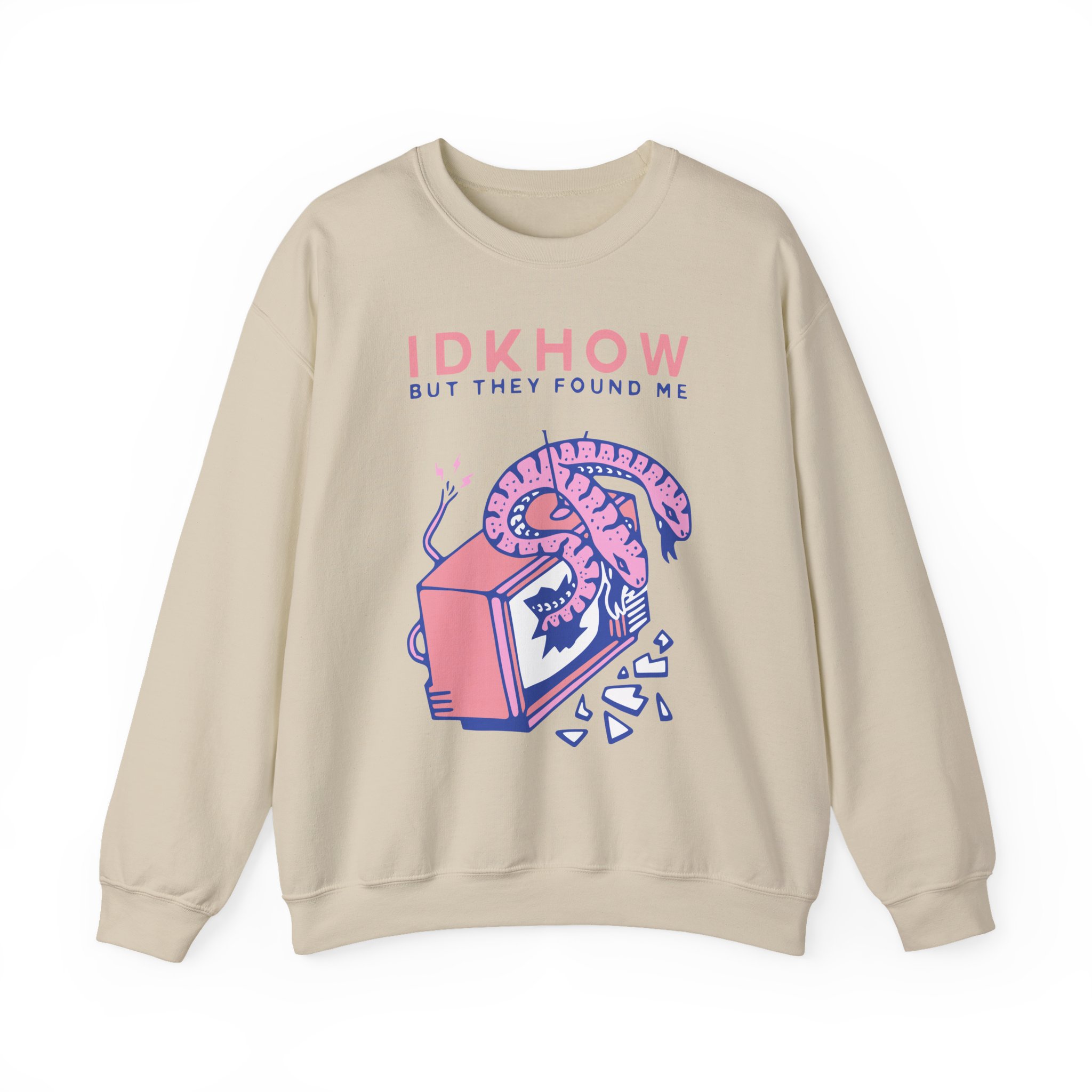 iDKHOW Screentime Unisex Heavy Blendâ„¢ Crewneck Sweatshirt