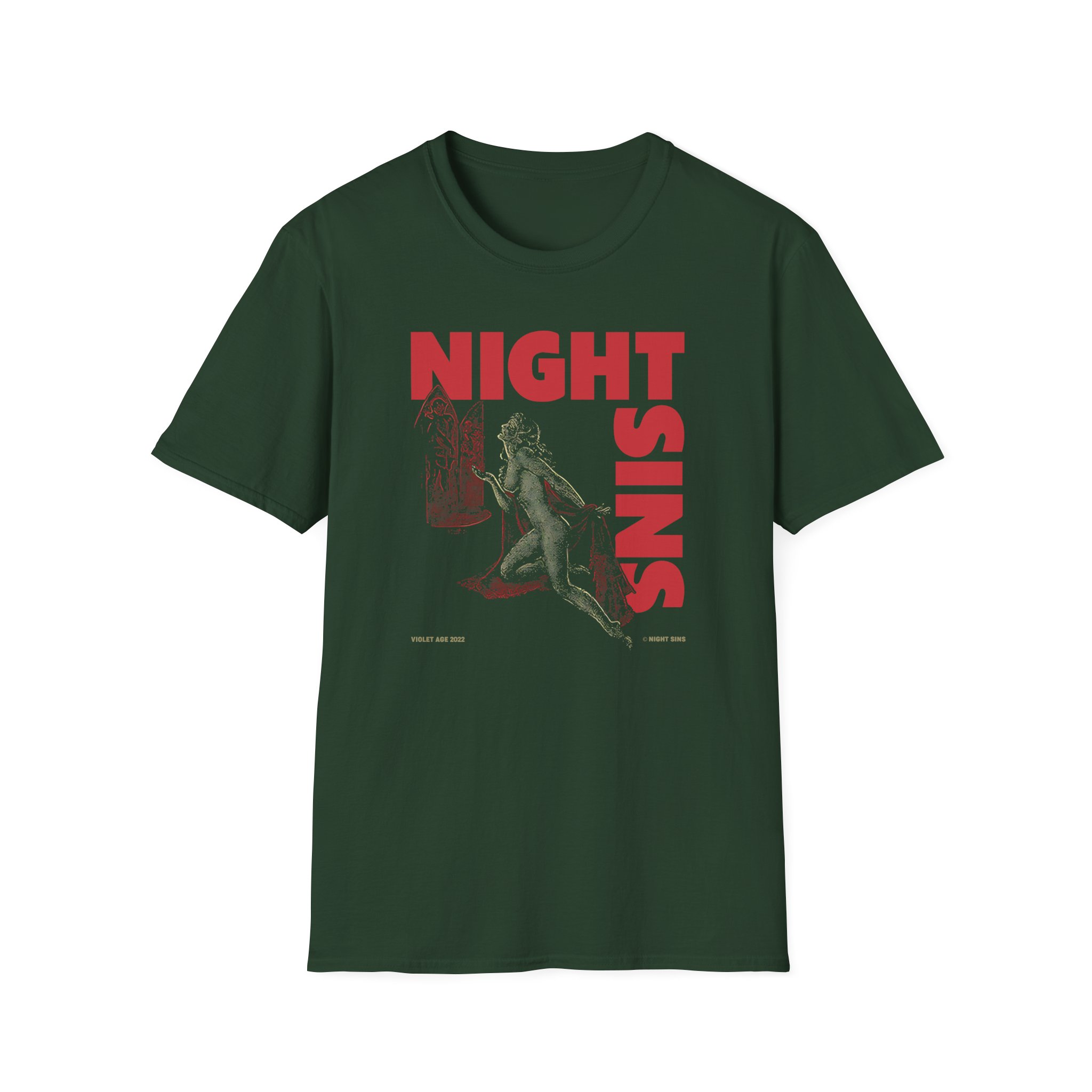 Night Sins Shrine Unisex Softstyle T-Shirt
