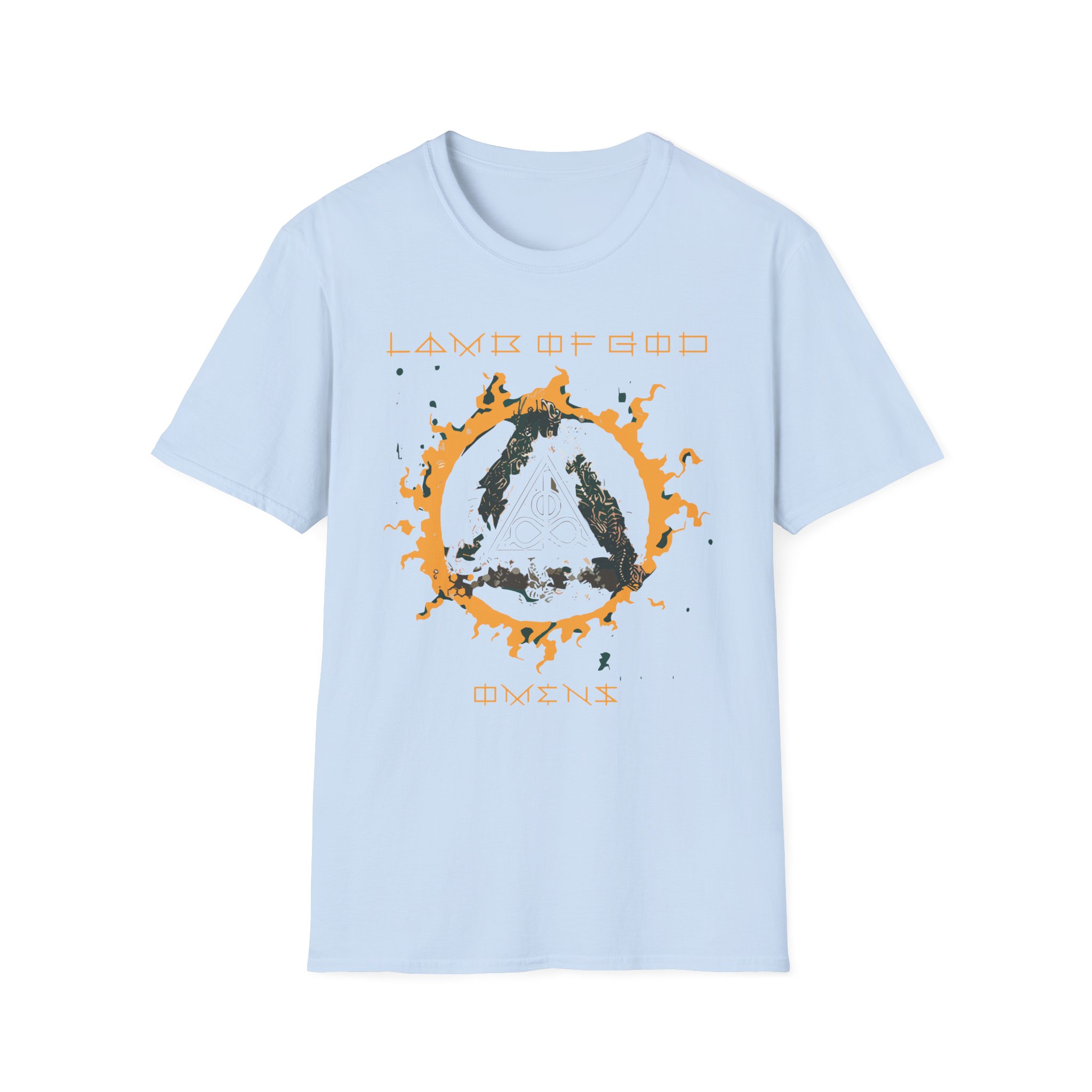 Lamb of God Omens Triangle Unisex Softstyle T-Shirt