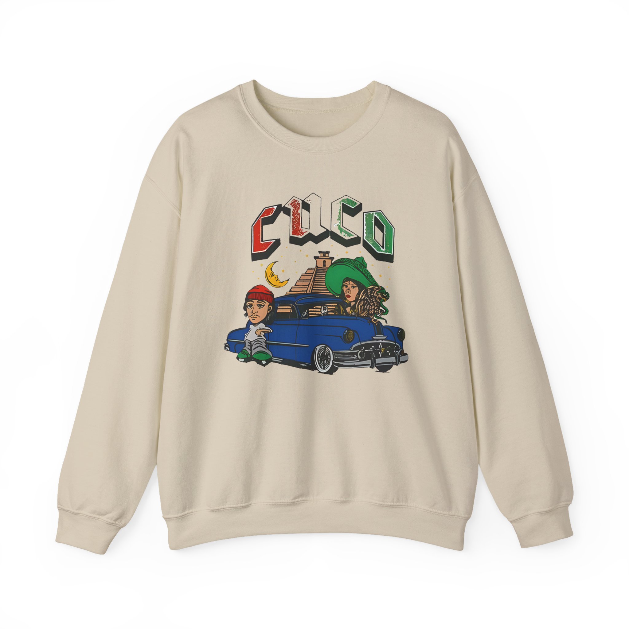 Cuco Car Unisex Heavy Blendâ„¢ Crewneck Sweatshirt