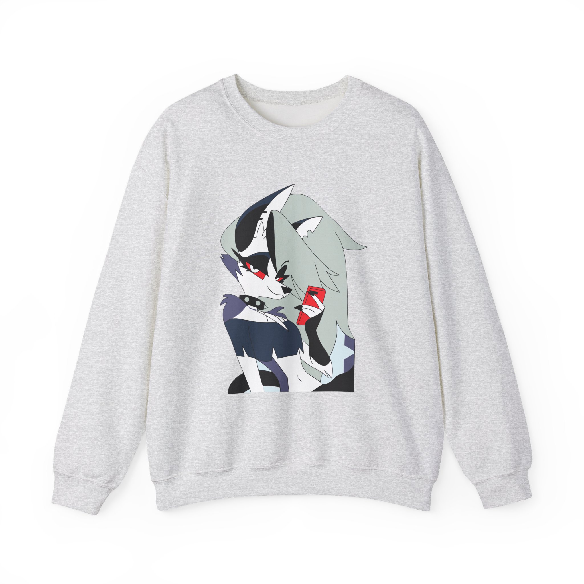 Helluva Boss Loona Unisex Heavy Blendâ„¢ Crewneck Sweatshirt