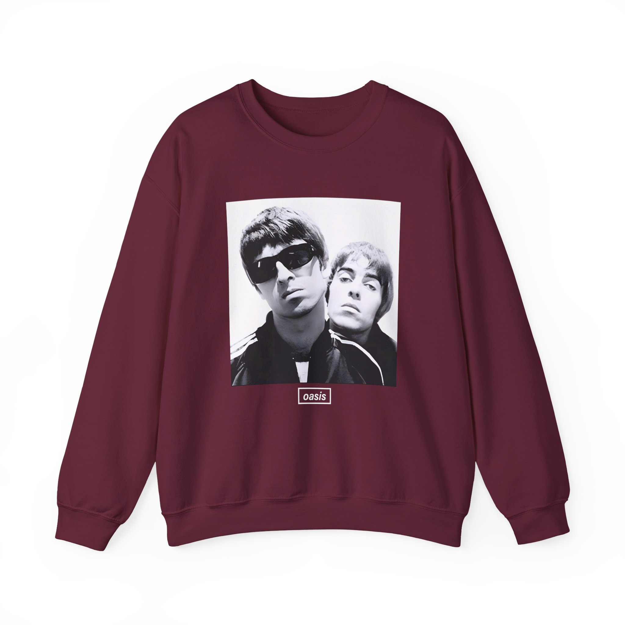 Oasis Liam & Noel Unisex Heavy Blendâ„¢ Crewneck Sweatshirt