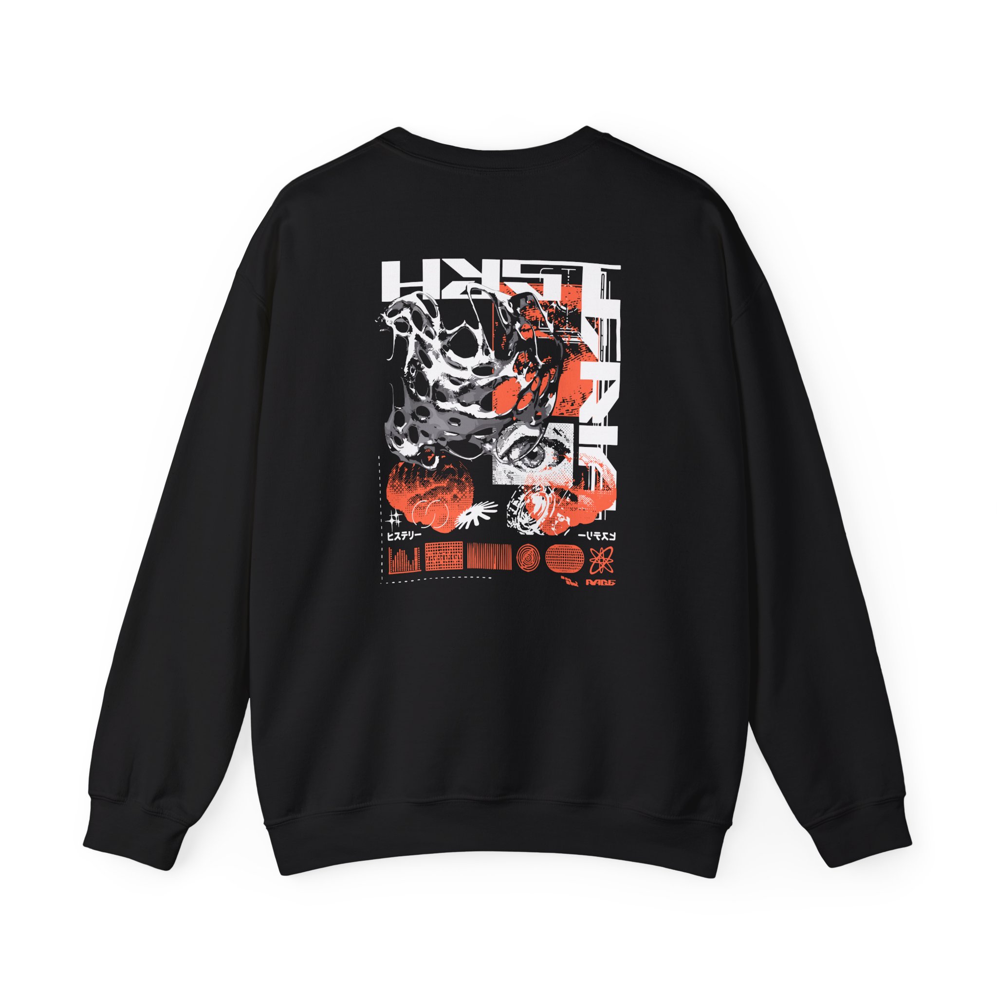 Moist Hysteria Static Unisex Heavy Blendâ„¢ Crewneck Sweatshirt