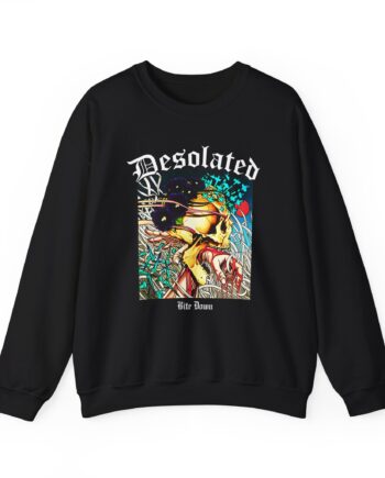 Desolated Bite Down Artwork Unisex Heavy Blend™ Crewneck Sweatshirt