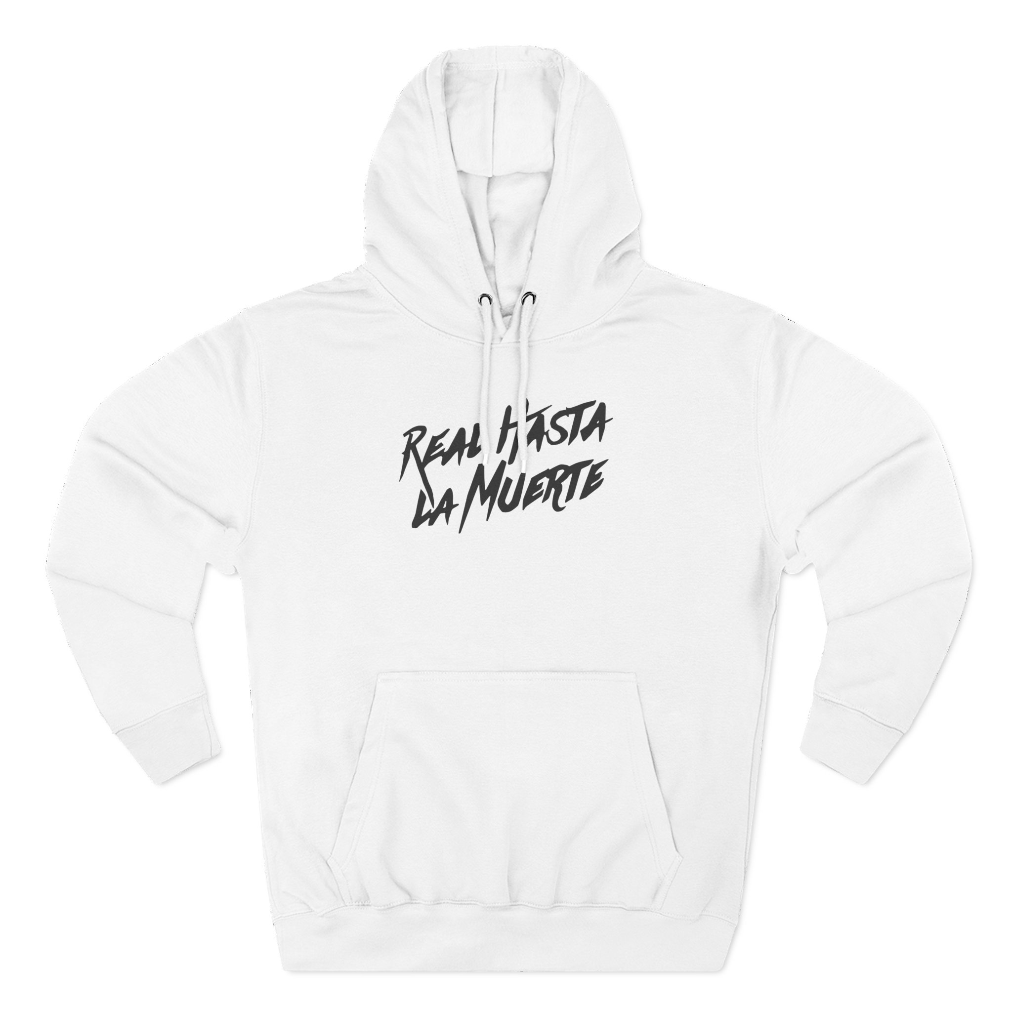 Anuel Aa Real Hasta La Muerte Three-Panel Fleece Hoodie