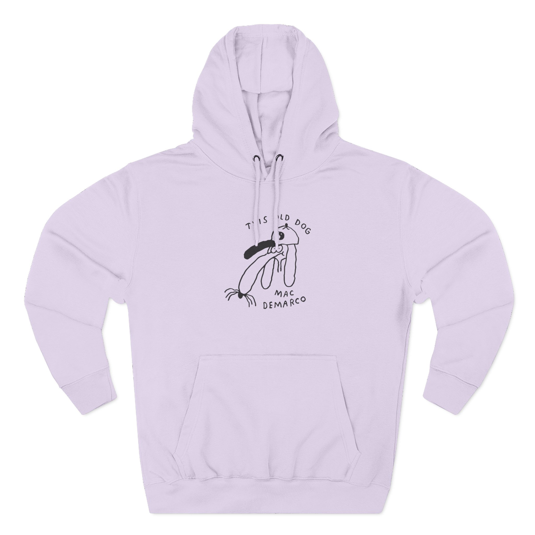 Mac Demarco Dog Doodle Three-Panel Fleece Hoodie