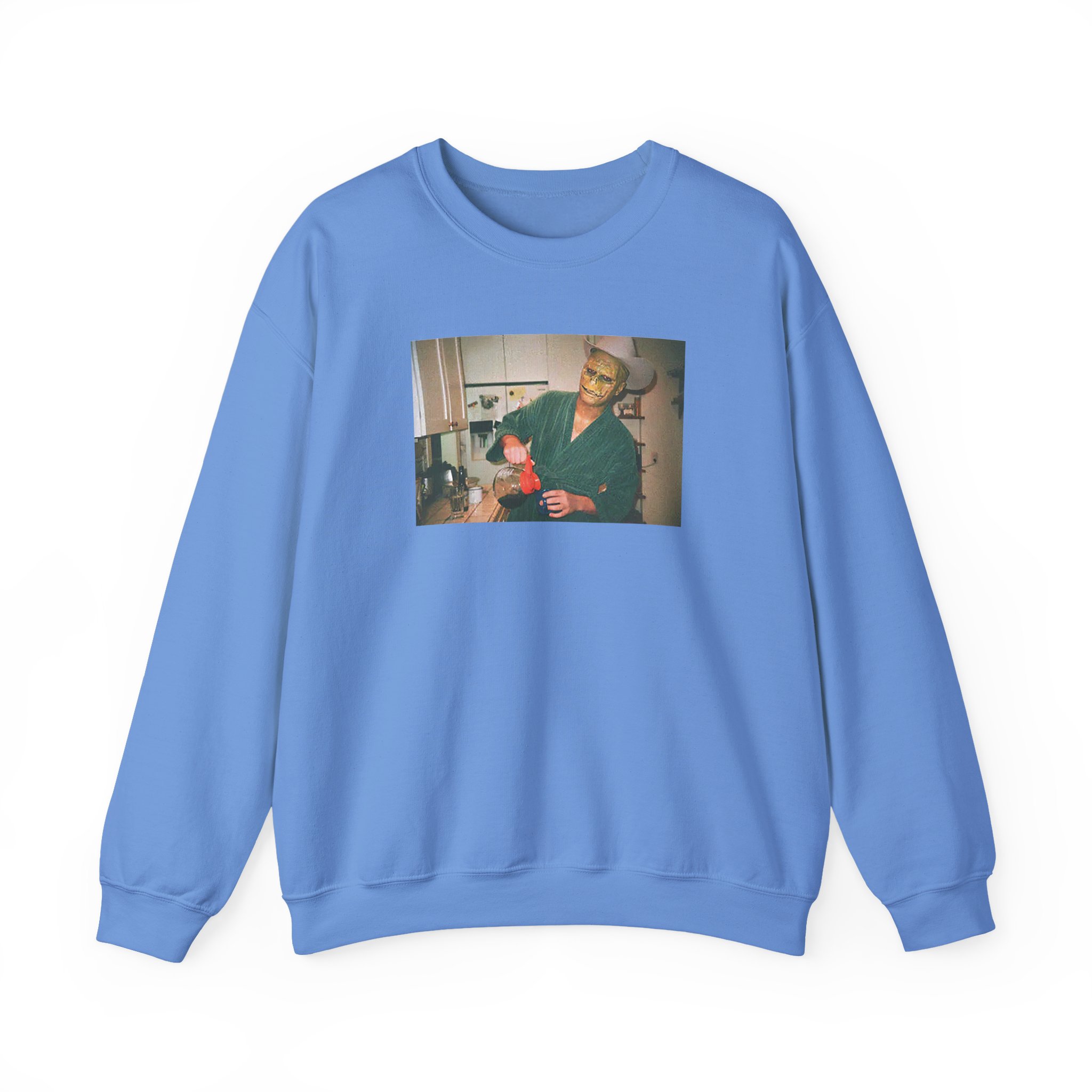 Mac Demarco Lizard Man Coffee Unisex Heavy Blendâ„¢ Crewneck Sweatshirt
