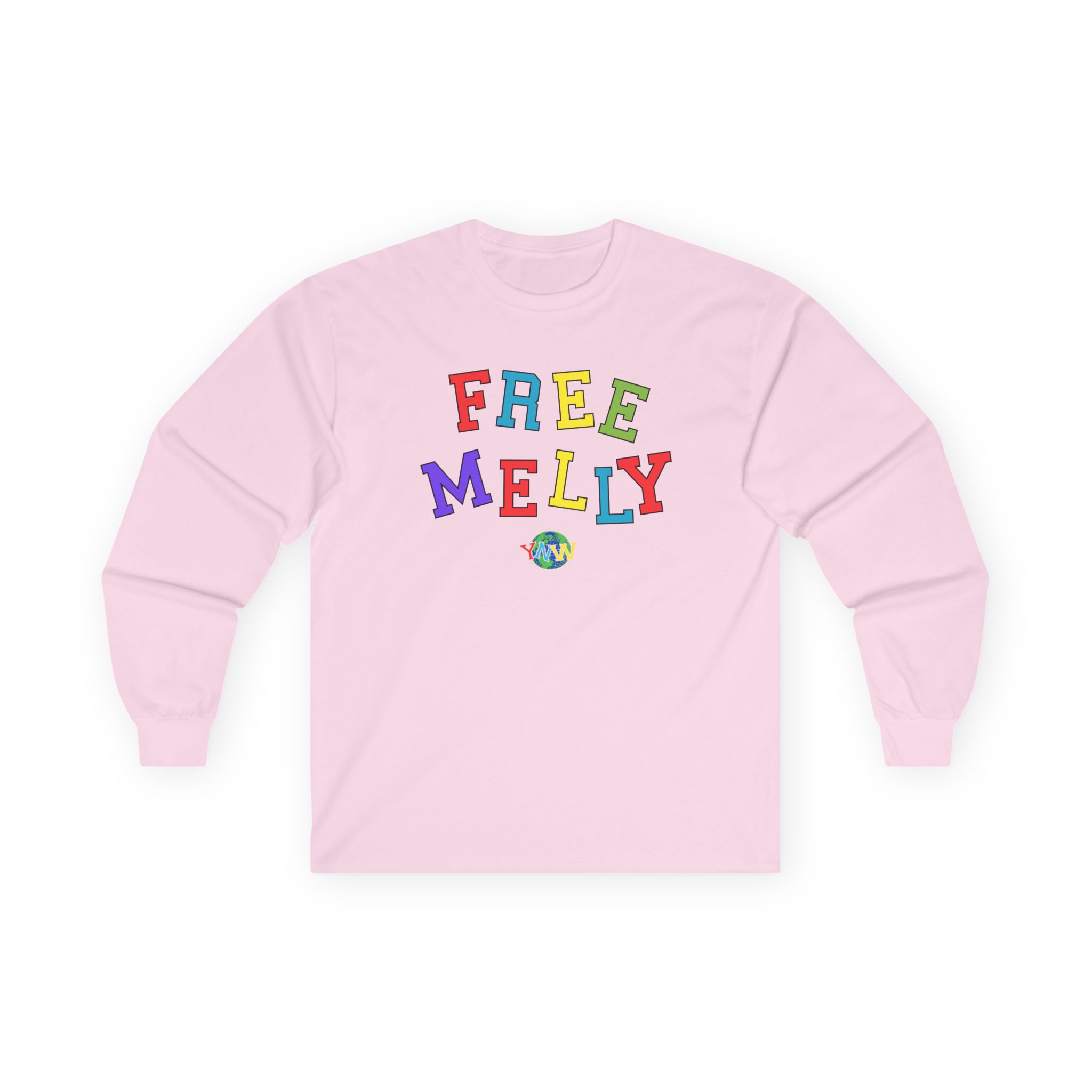 YNW Melly Free Melly Unisex Ultra Cotton Long Sleeve Tee