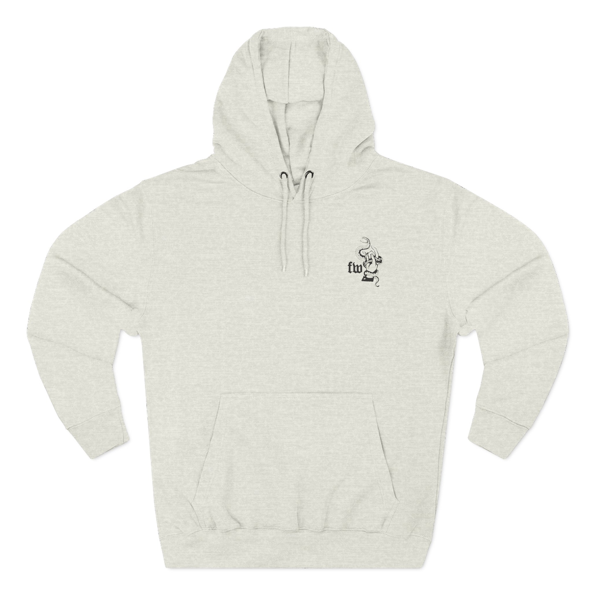 Fireworks Snake Three-Panel Fleece Hoodie