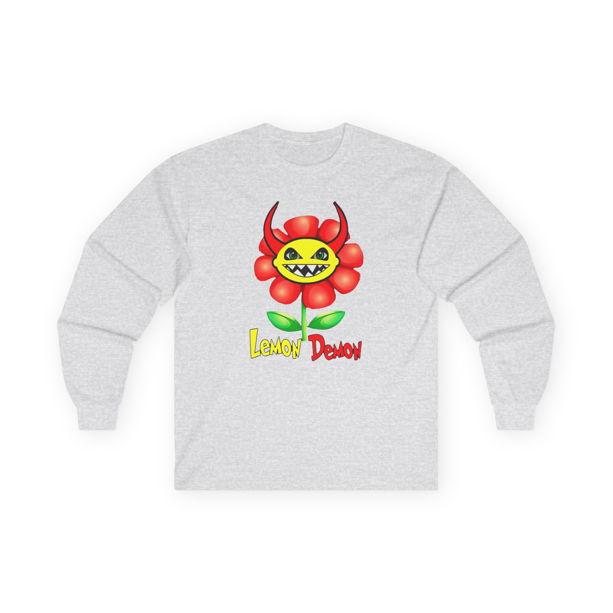 Lemon Demon Flower Unisex Ultra Cotton Long Sleeve Tee