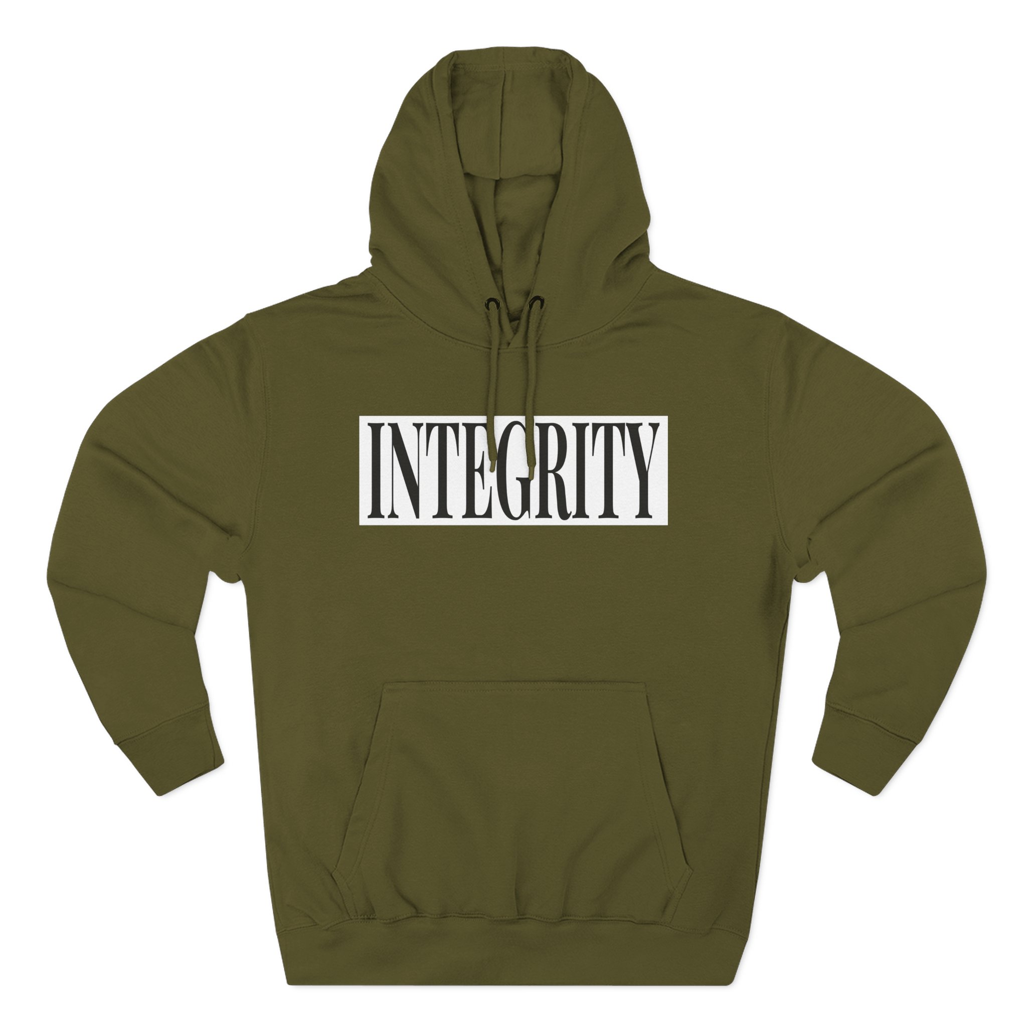 Integrity Logo Three-Panel Fleece Hoodie