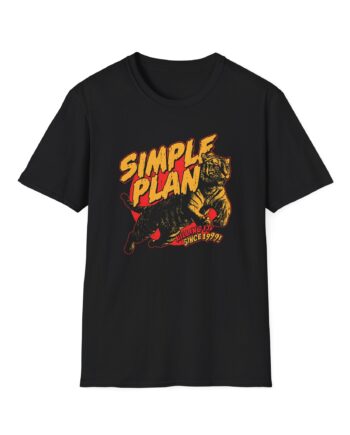 Simple Plan Tiger 1999 Unisex Softstyle T-Shirt