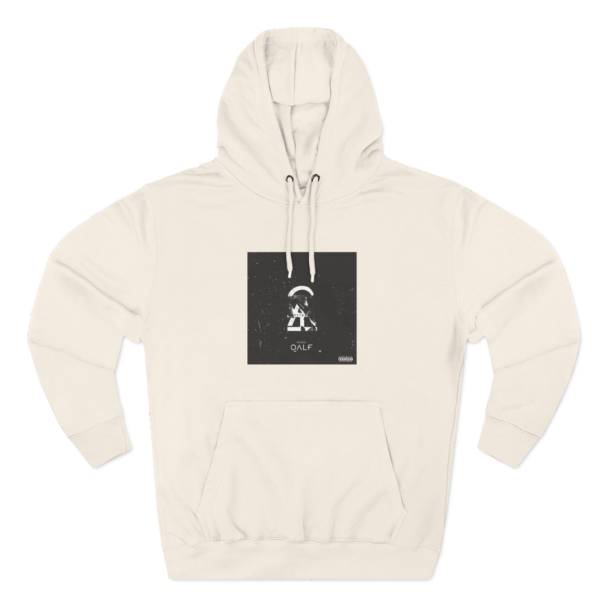 Qalf Tour Damso Album Three-Panel Fleece Hoodie