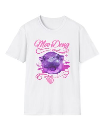 Moo Deng Airbrush Unisex Softstyle T-Shirt