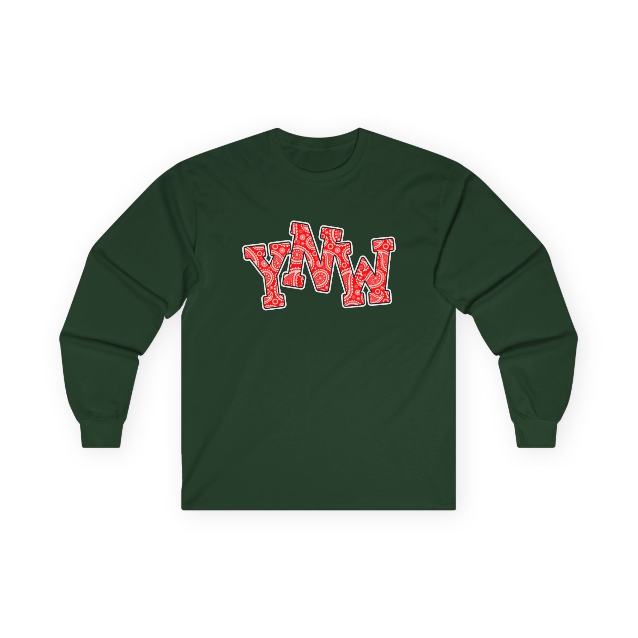 YNW Melly Paisley Unisex Ultra Cotton Long Sleeve Tee