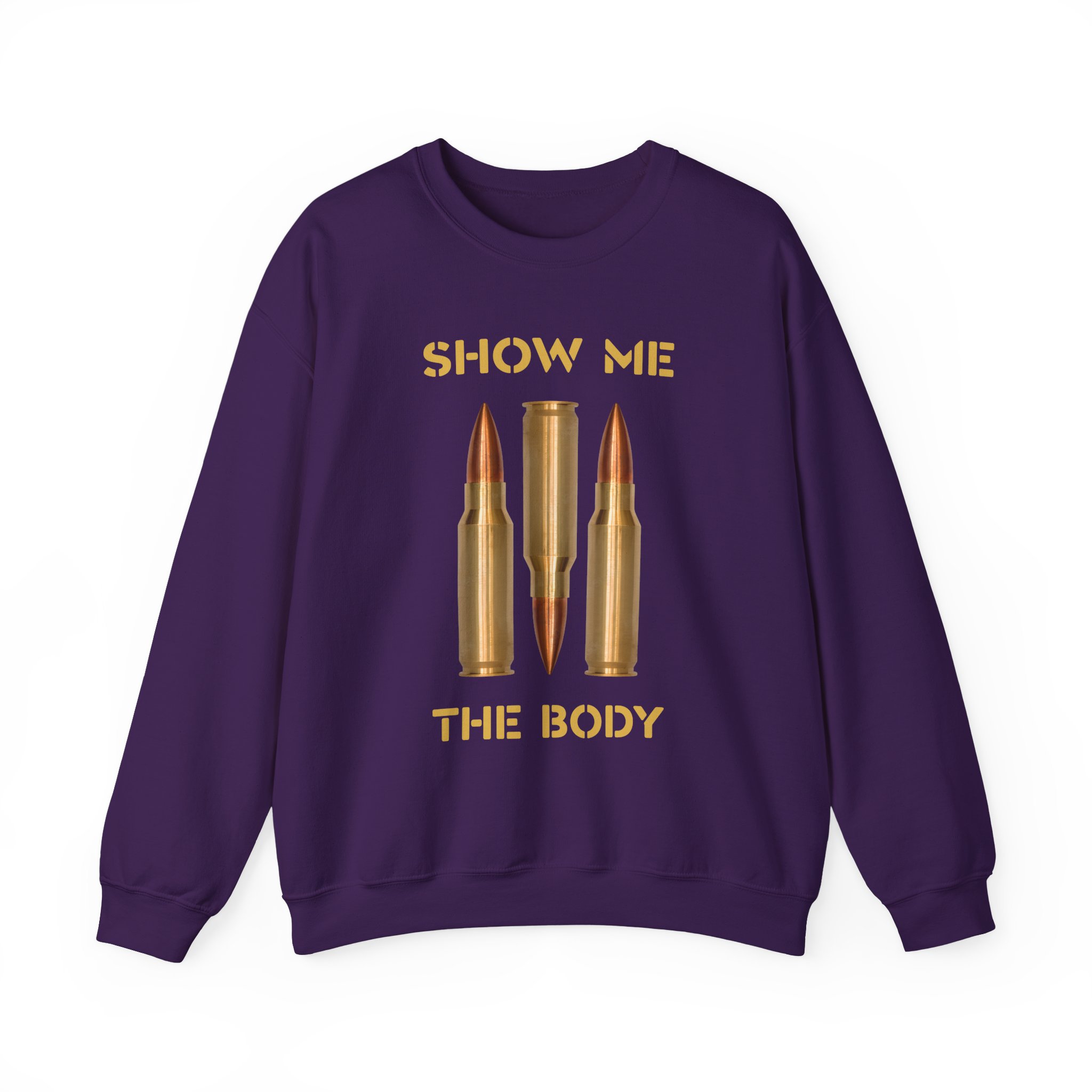 Show Me the Body Bullet Unisex Heavy Blendâ„¢ Crewneck Sweatshirt