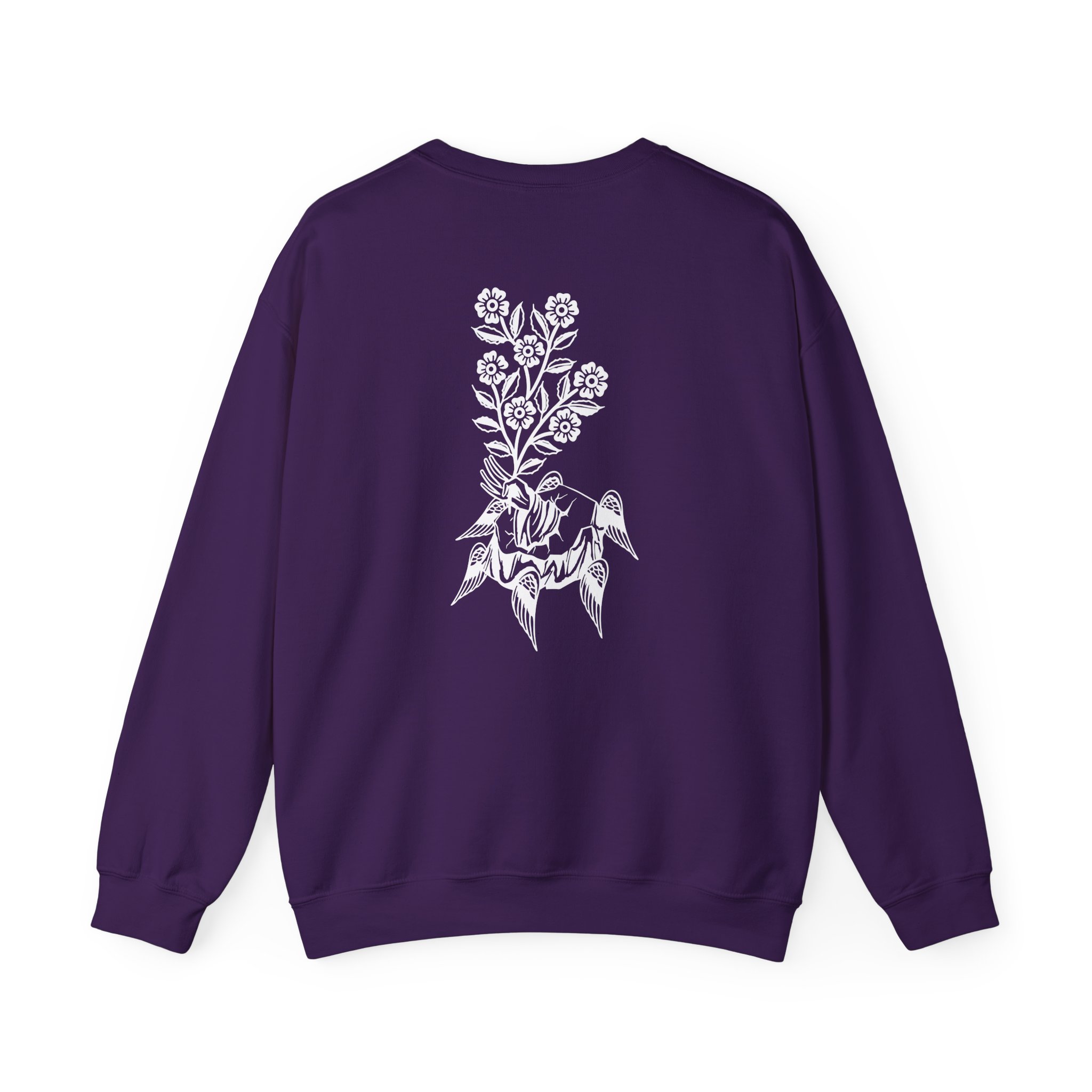 Fireworks Flowers Unisex Heavy Blendâ„¢ Crewneck Sweatshirt