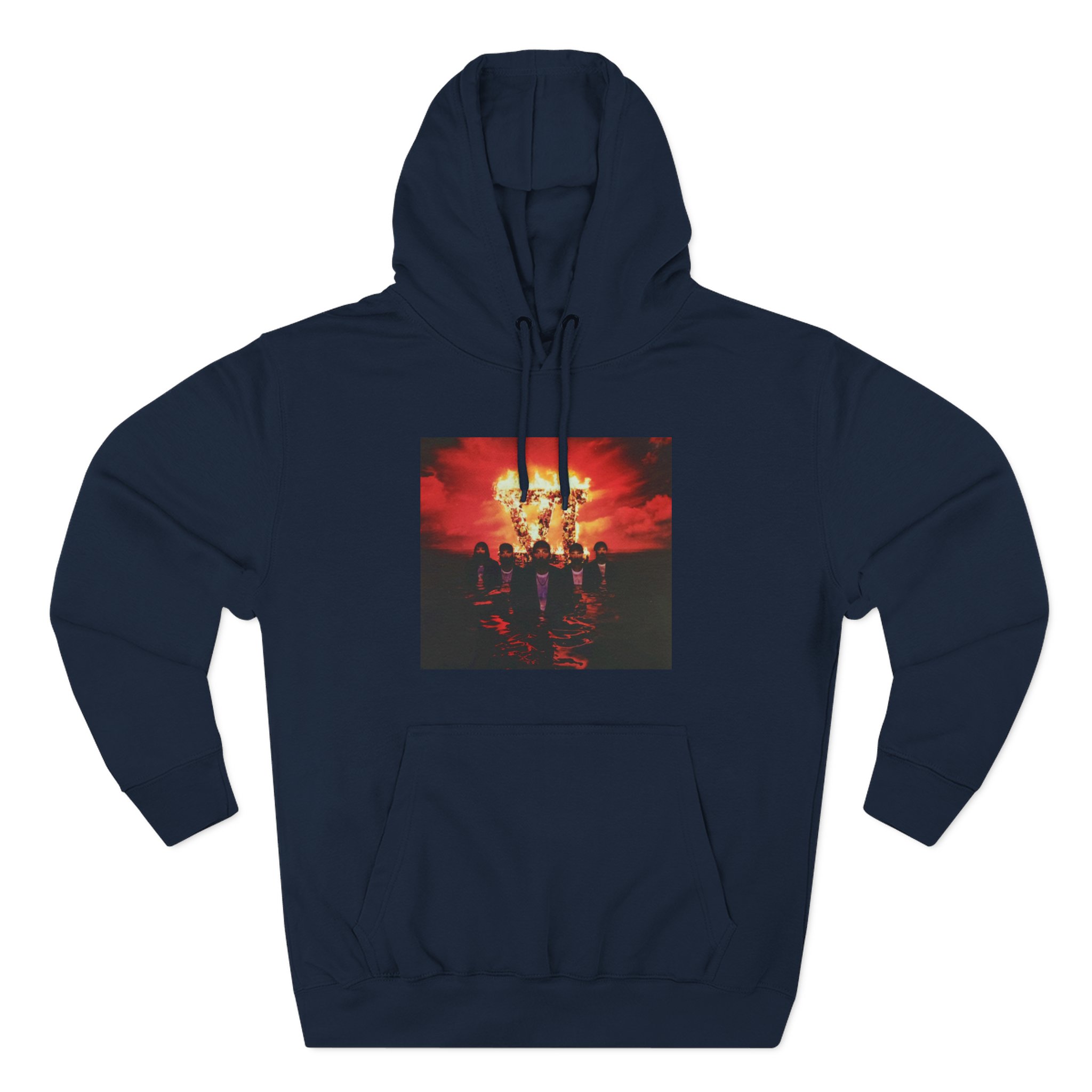 You Me at Six Truth Decay Three-Panel Fleece Hoodie