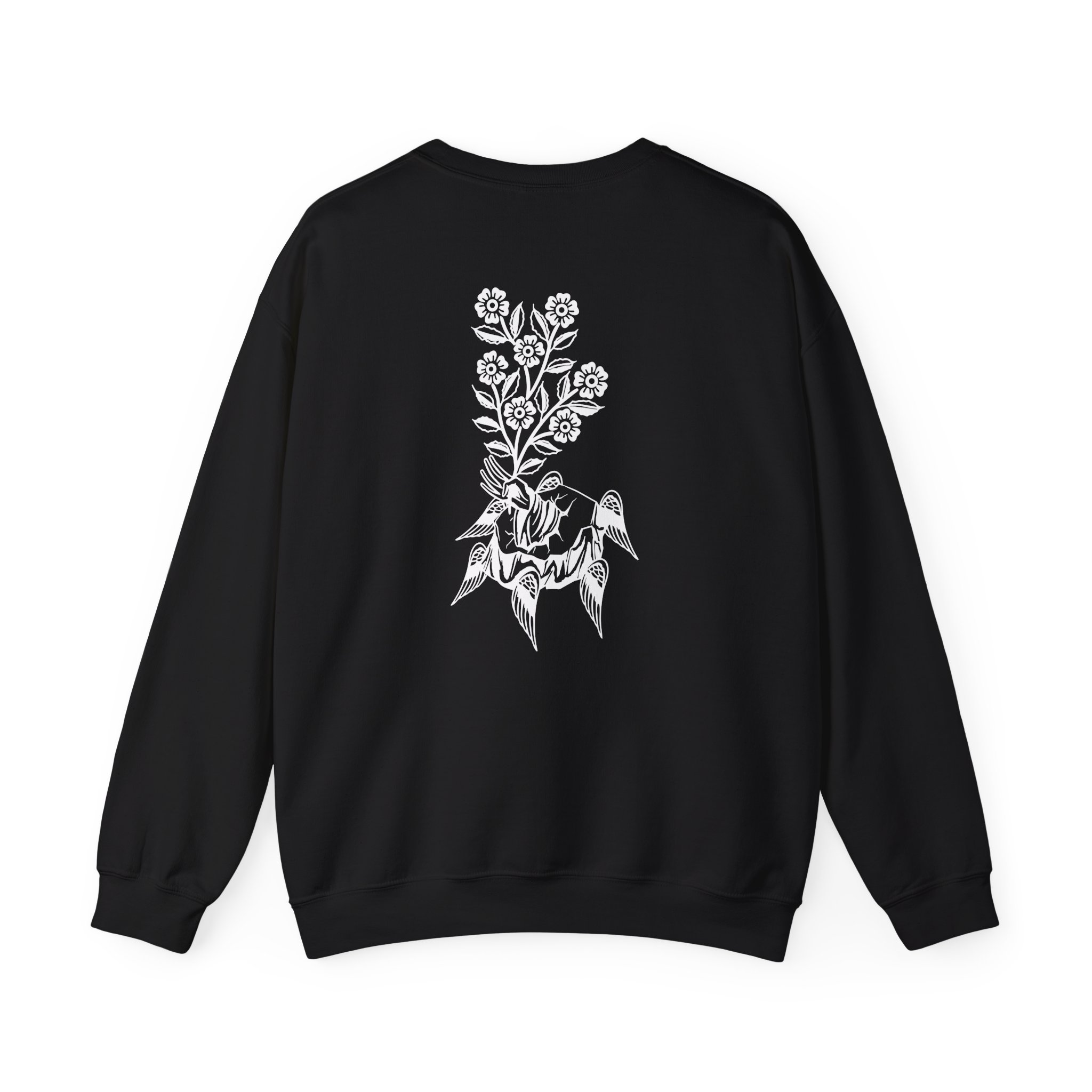 Fireworks Flowers Unisex Heavy Blendâ„¢ Crewneck Sweatshirt