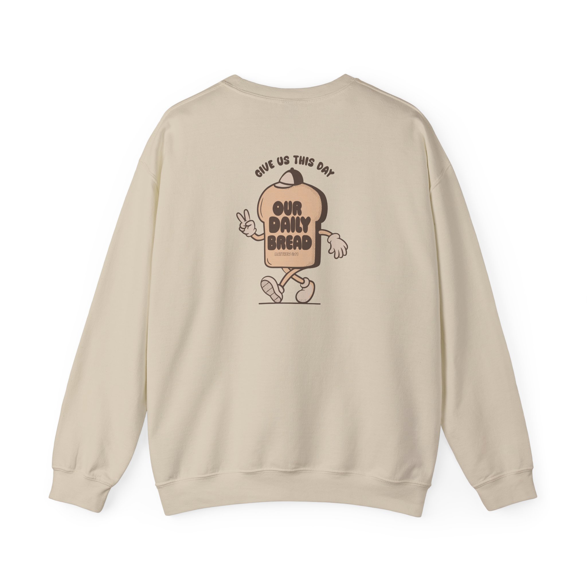 Daily Bread Mushroom Unisex Heavy Blendâ„¢ Crewneck Sweatshirt