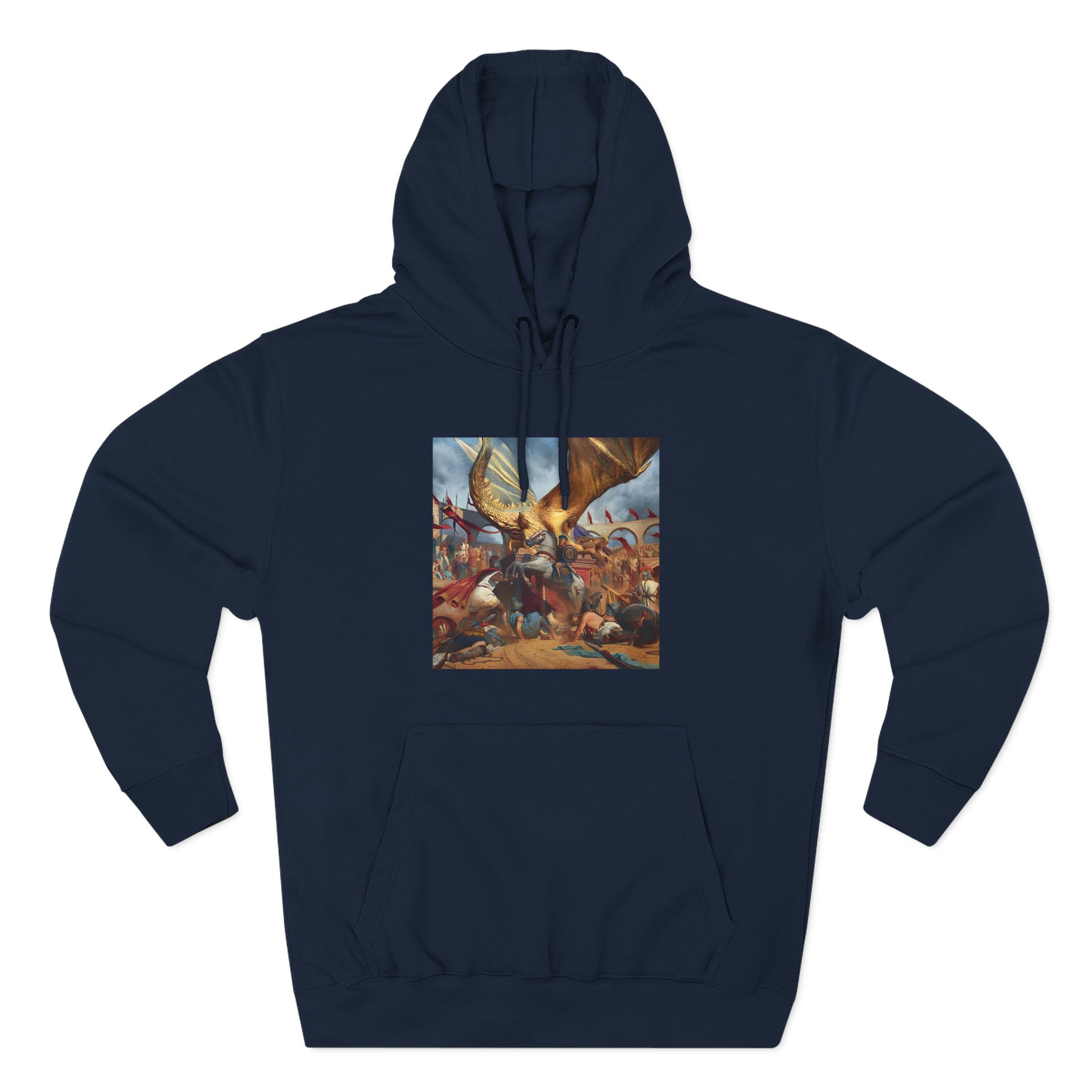 Trivium Itcotd Painting Three-Panel Fleece Hoodie